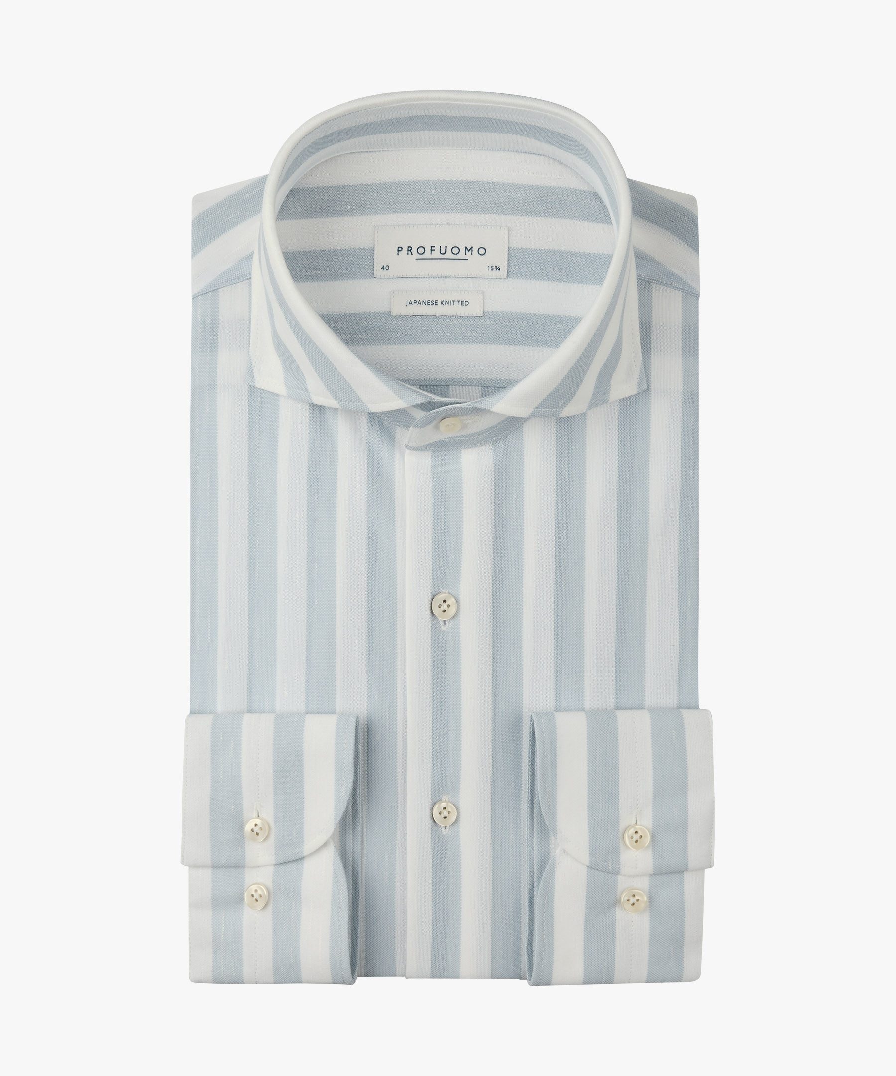 Profuomo Oversize-Shirt SHIRT X-CUTAWAY SF BLUE