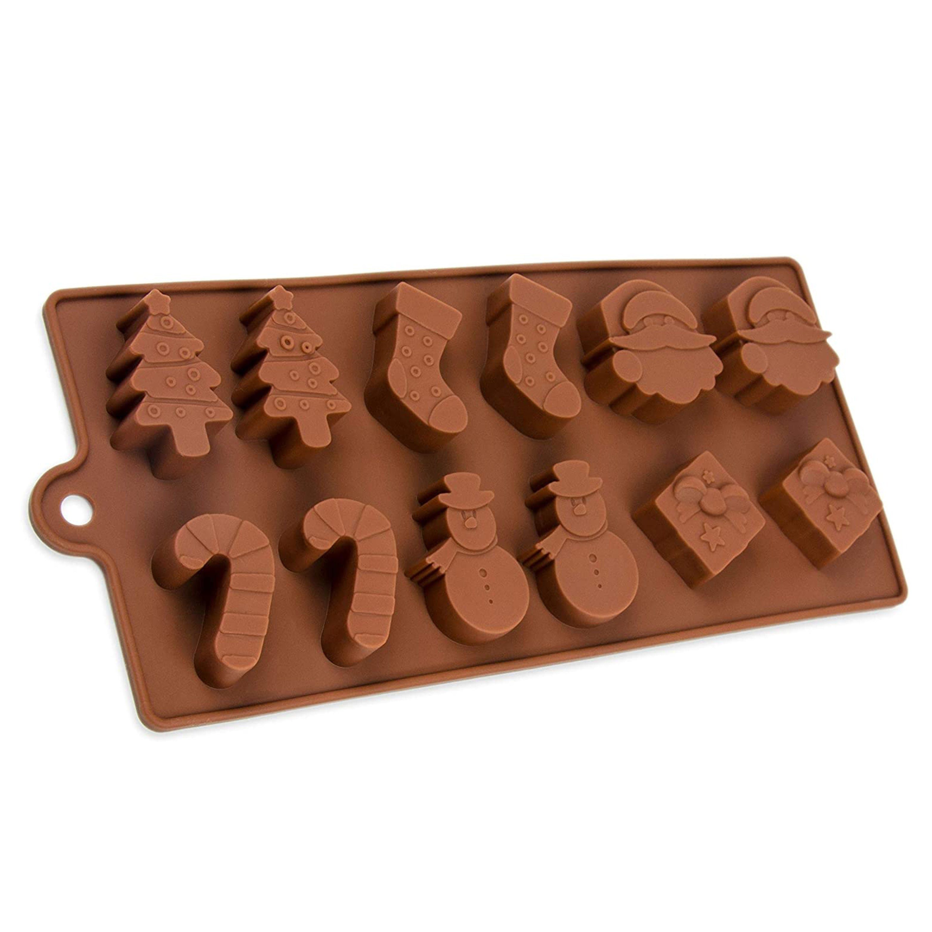 wisefood Silikonform 1-tlg., Silikonform Weihnachten - braun, (1-tlg)