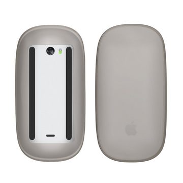 kwmobile Backcover Silikon Schutzhülle für Apple Magic Mouse 1 / 2, PC Maus Cover Hülle aus softem Silikon - Schwarz