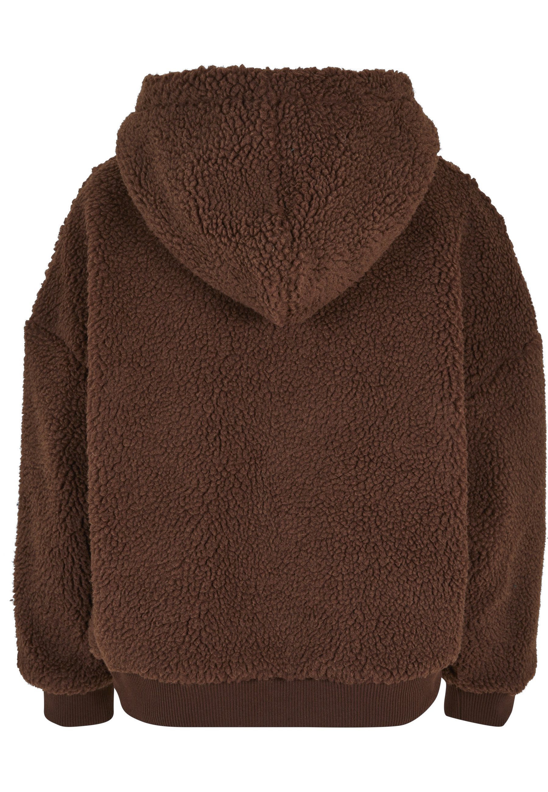 Karl Kani Rundhalspullover Karl Kani Damen KW223-058-2 Small Signature Teddy OS Hoddie (1-tlg)