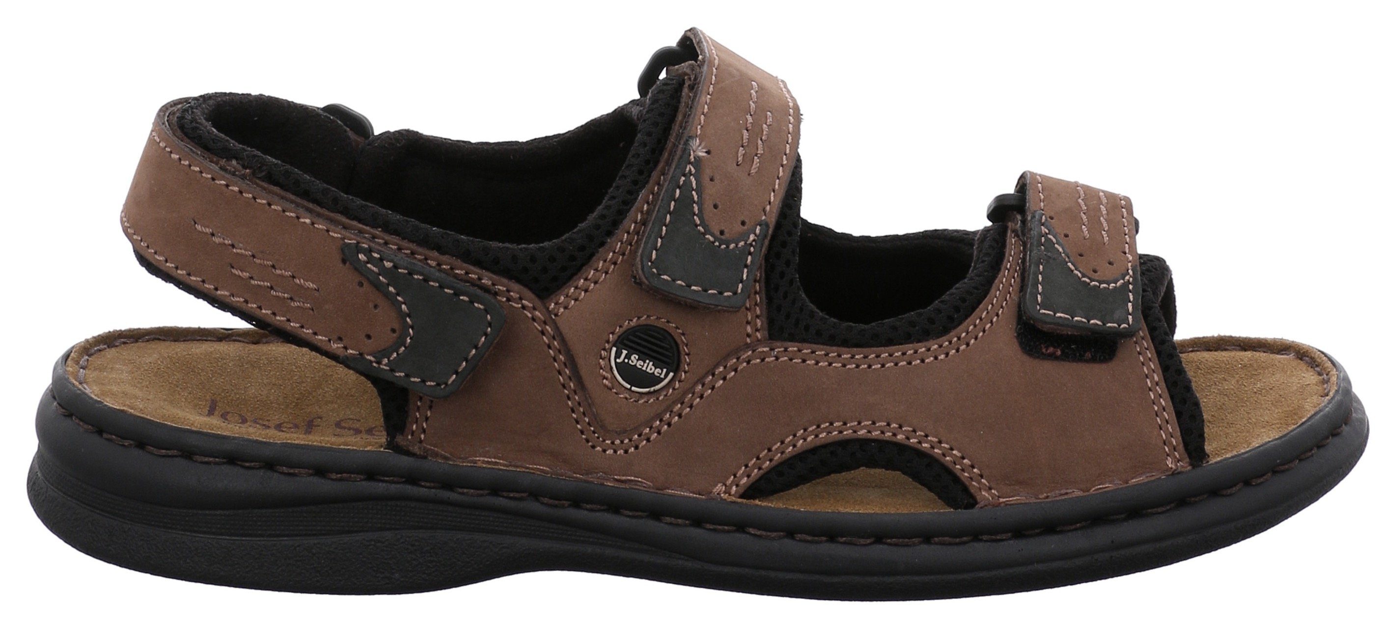 Josef Seibel FRANKLYN Sandale, Sommerschuh, Klettschuh, Freizeitsandale, mit Kontrastnähten