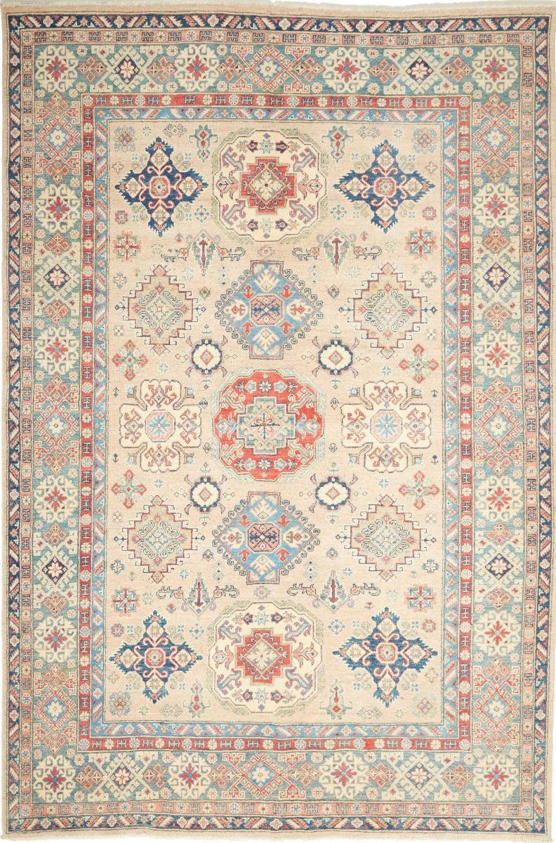Orientteppich Kazak 197x305 Handgeknüpfter Orientteppich, Nain Trading, rechteckig, Höhe: 5 mm
