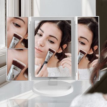 BIGTREE Kosmetikspiegel Faltbarer Kosmetikspiegel (1-St)