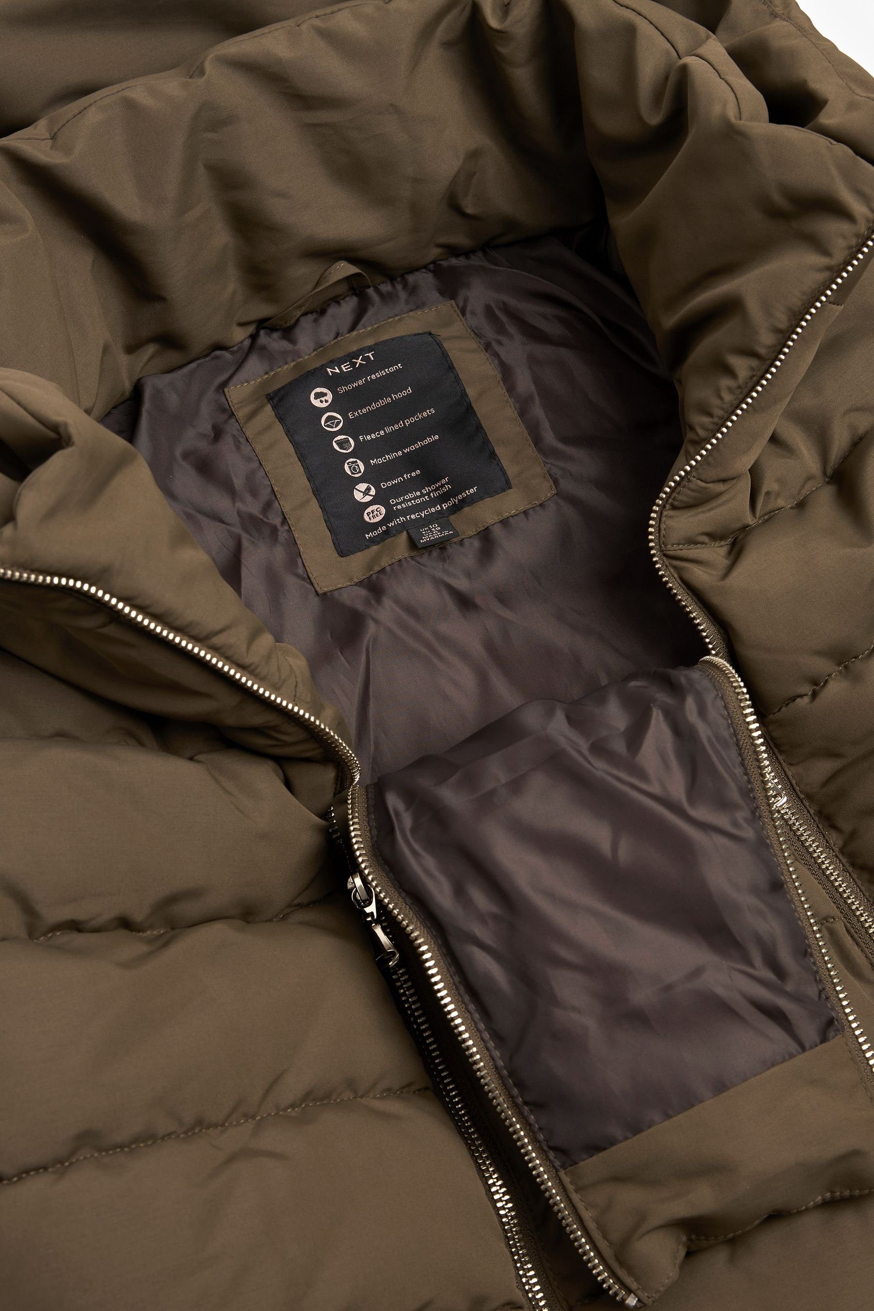 Next Umstandsjacke Wattierter Mantel mit RV-Einsatz, Umstandsmode (1-St)