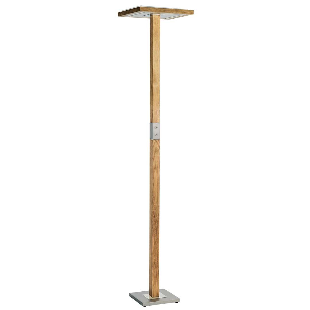 HerzBlut LED Stehlampe Otto O LED, Alu LED-Leiste Acryl, satiniert