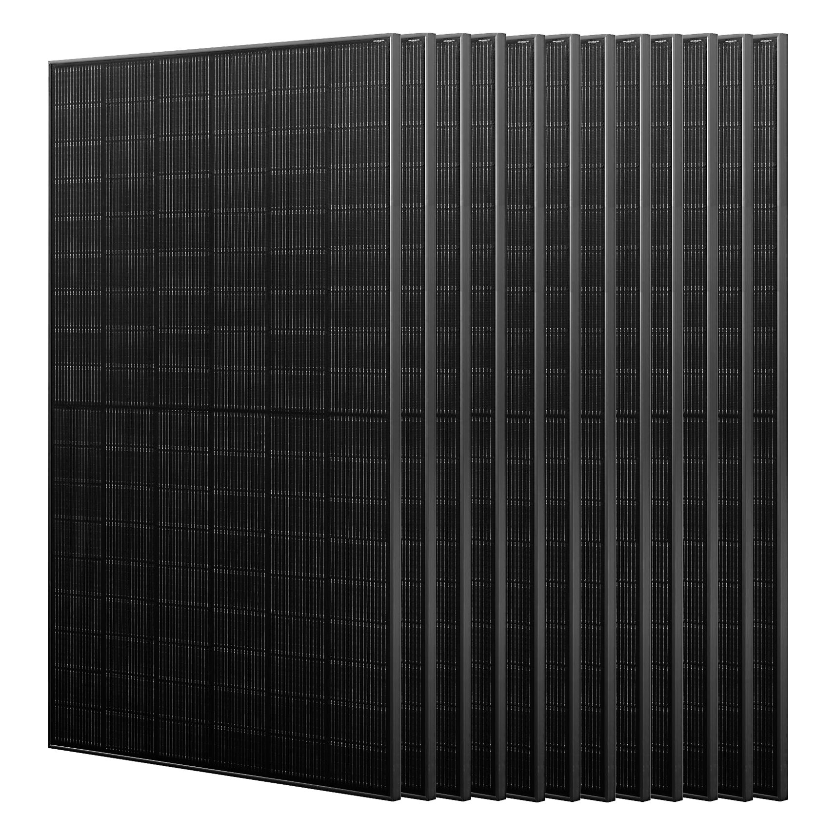 JA SOLAR Solarmodul Solarmodul 455W N-Type Bifazia Glas-Glas, 22.8% Efficiency full black, 455 W, (12-St., 22.8% Moduleffizienz), IP68