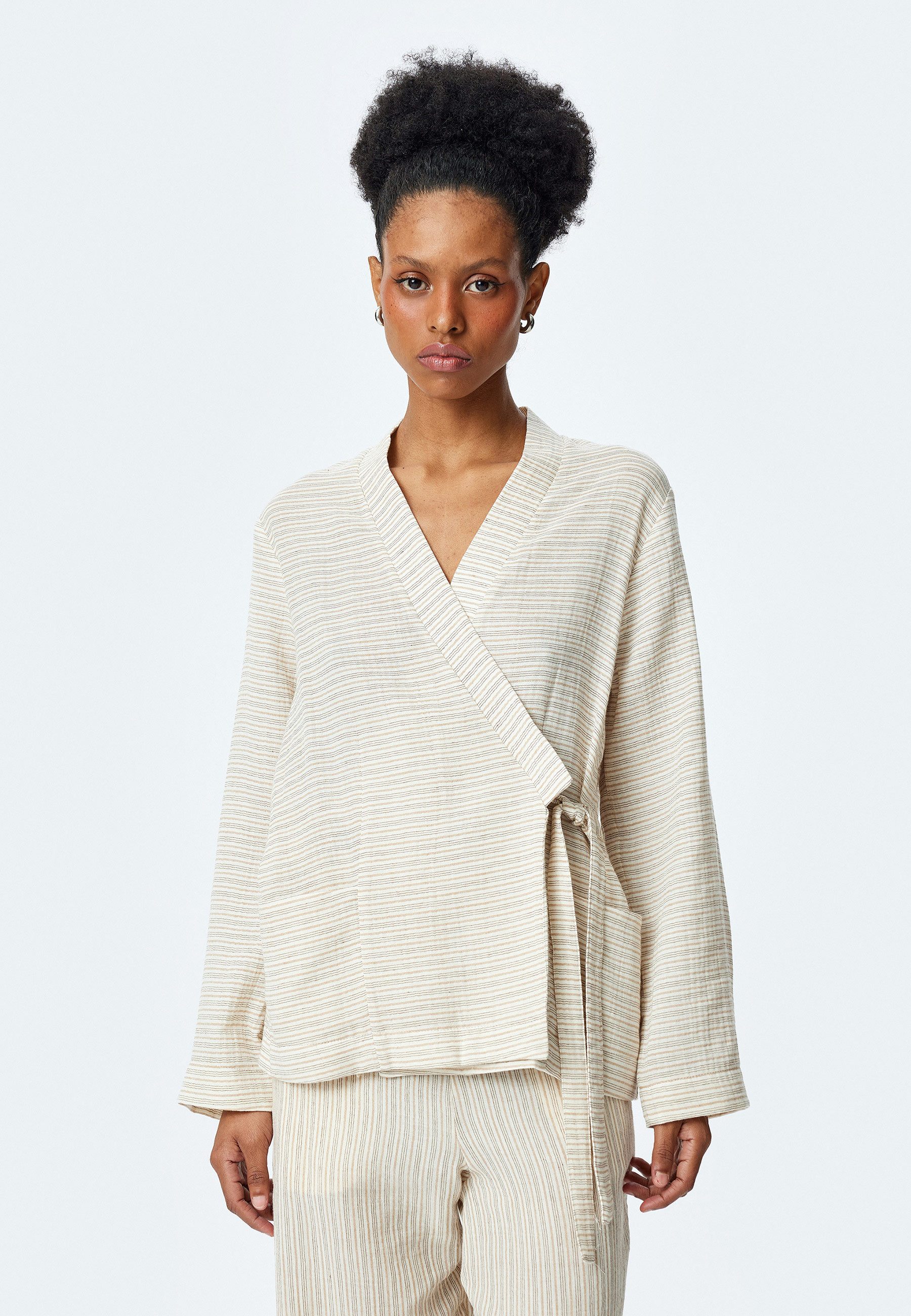 Koton Kimono Umschlagkragen Relax Kimono