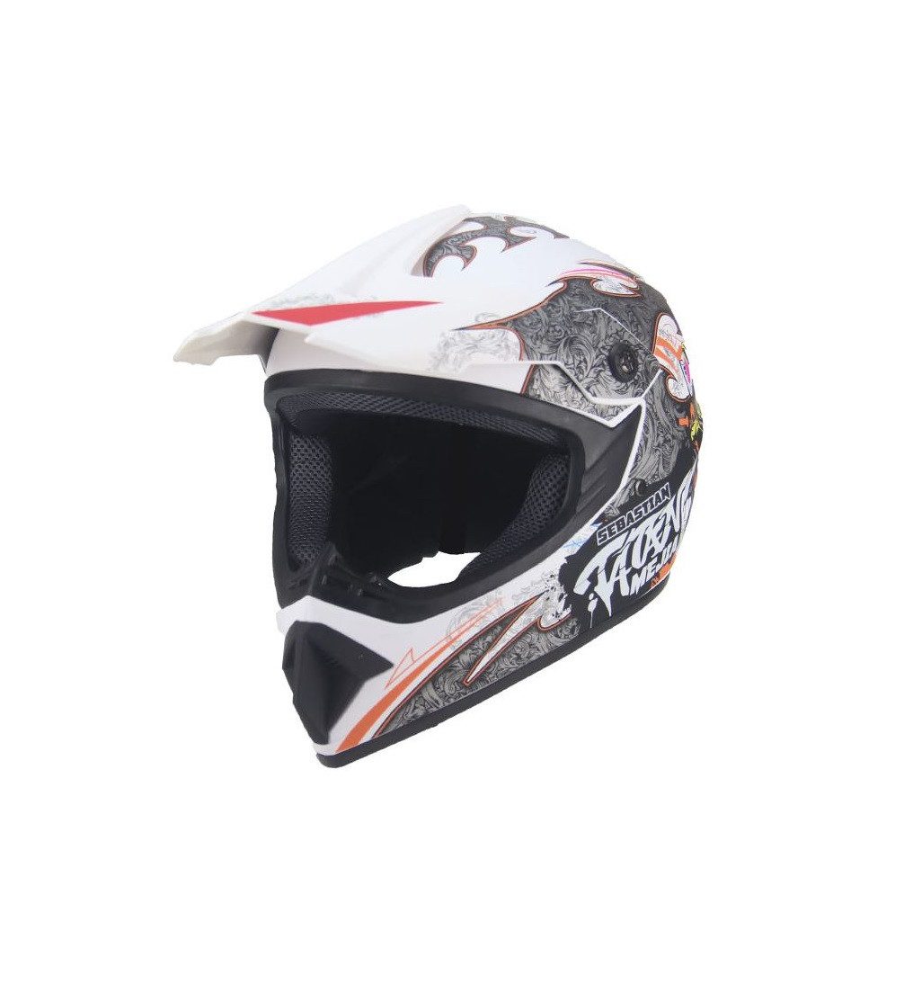 FunSport-Factory Motocrosshelm Mejia Kinder Crosshelm Motocross Helm Kinder Motorradhelm Offroad