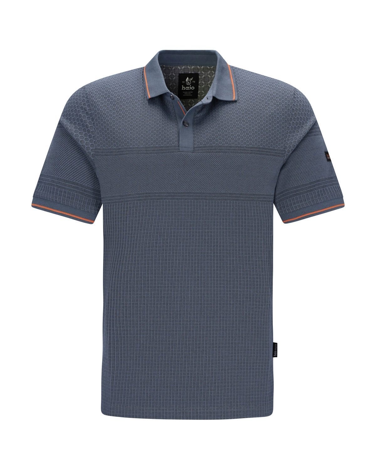 Hajo Poloshirt Poloshirt in Jacquardmix und günstig online kaufen