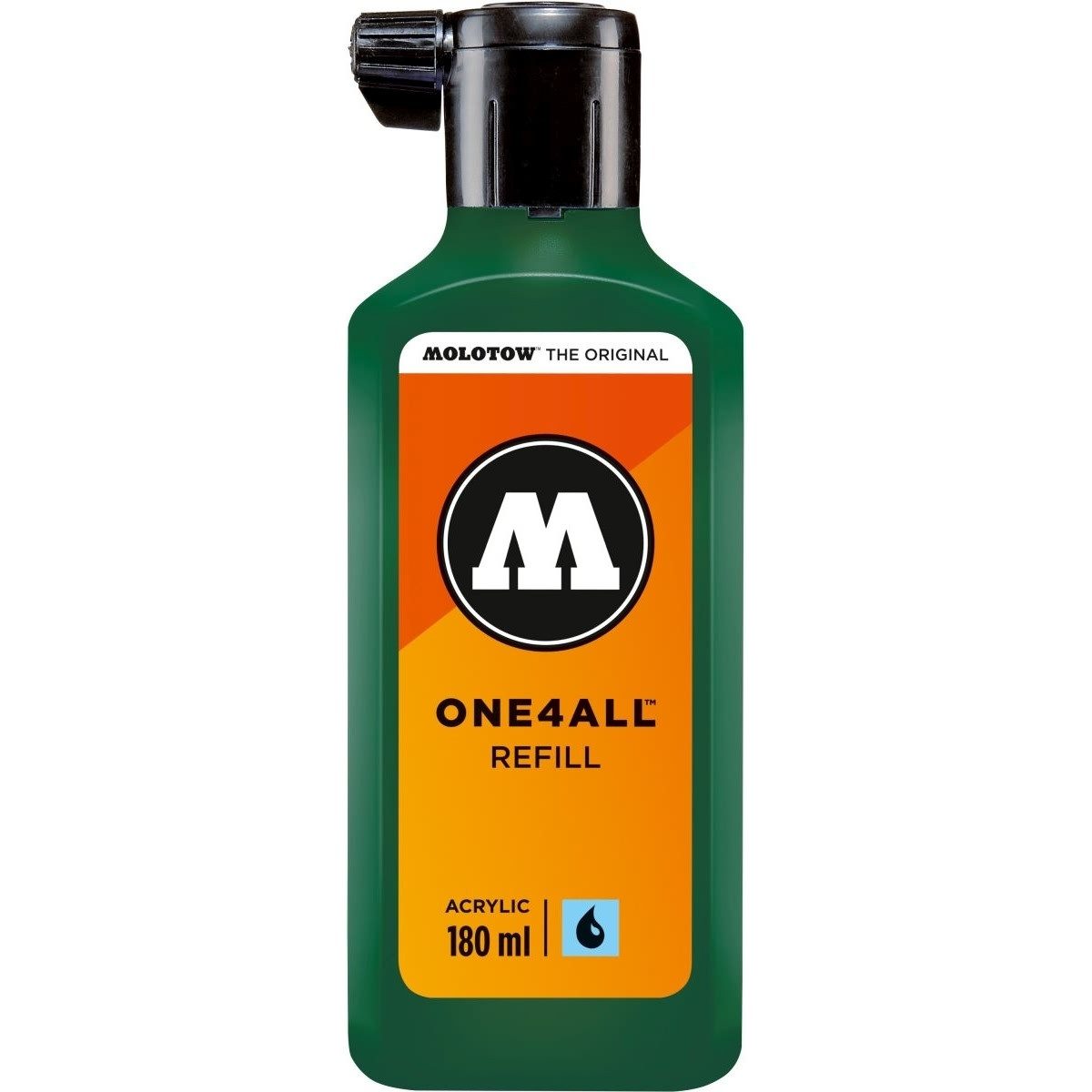 MOLOTOW Füllhalter Nachfülltinte One4All für Permanentmarker 180ml mister green