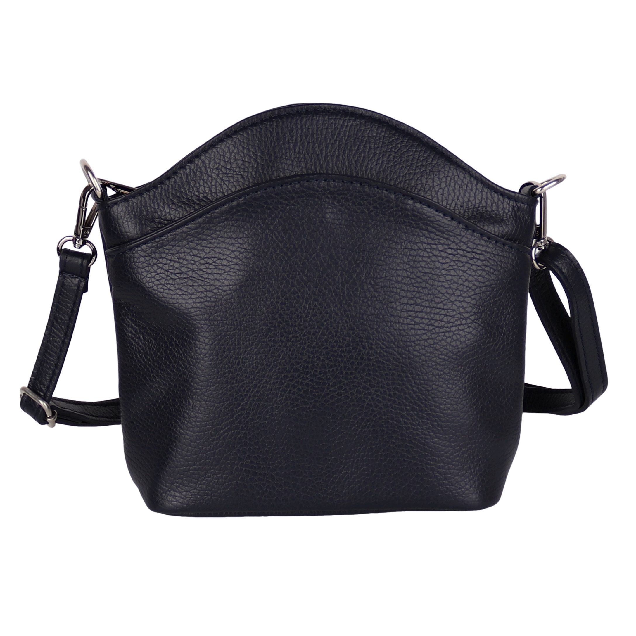 Umhängetasche Damen, Echtleder, Leder, Made in Italy, Klein