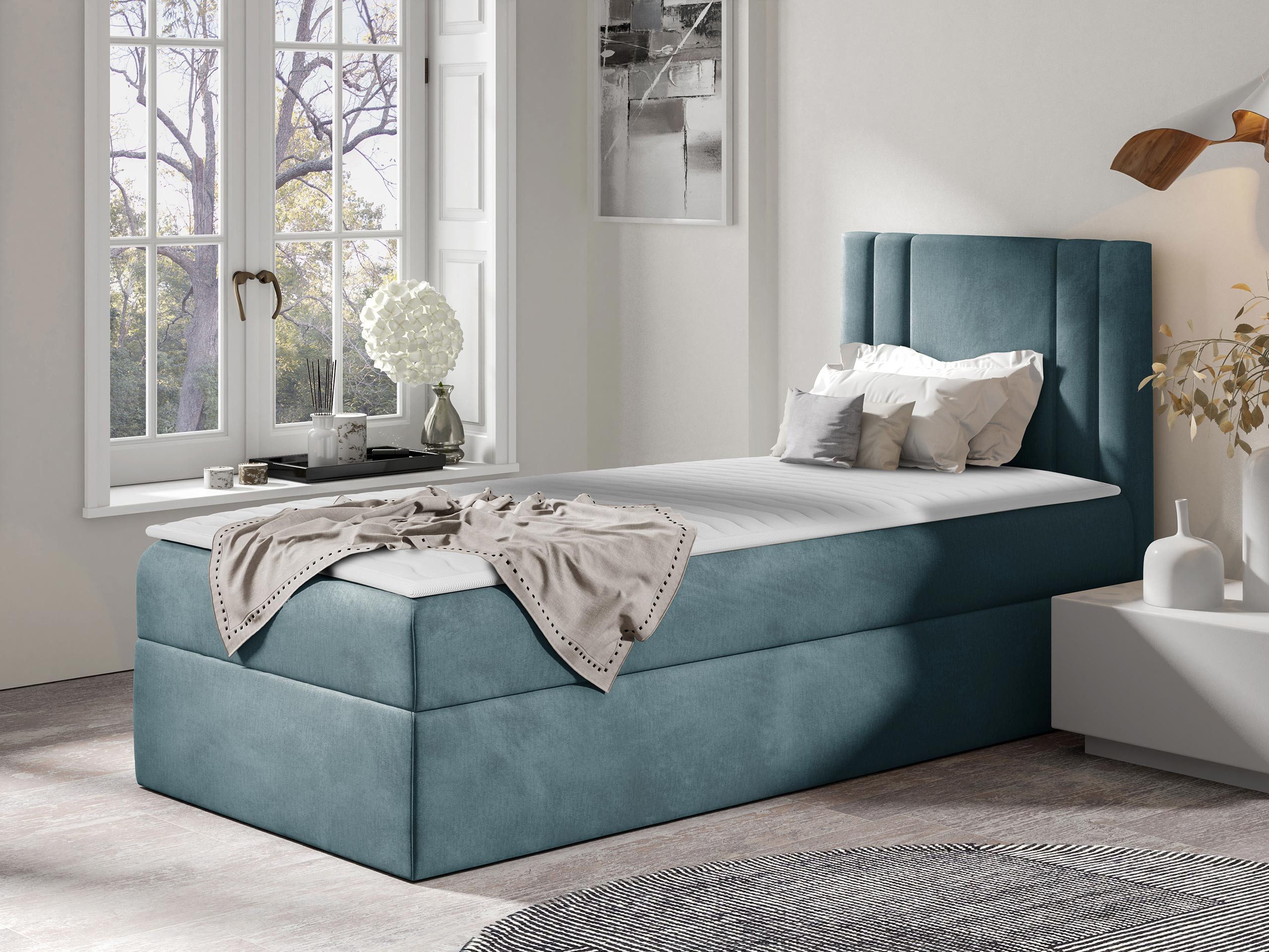 MIRJAN24 Boxspringbett Carmen Mini (mit Hauptmatratze, günstig online kaufen