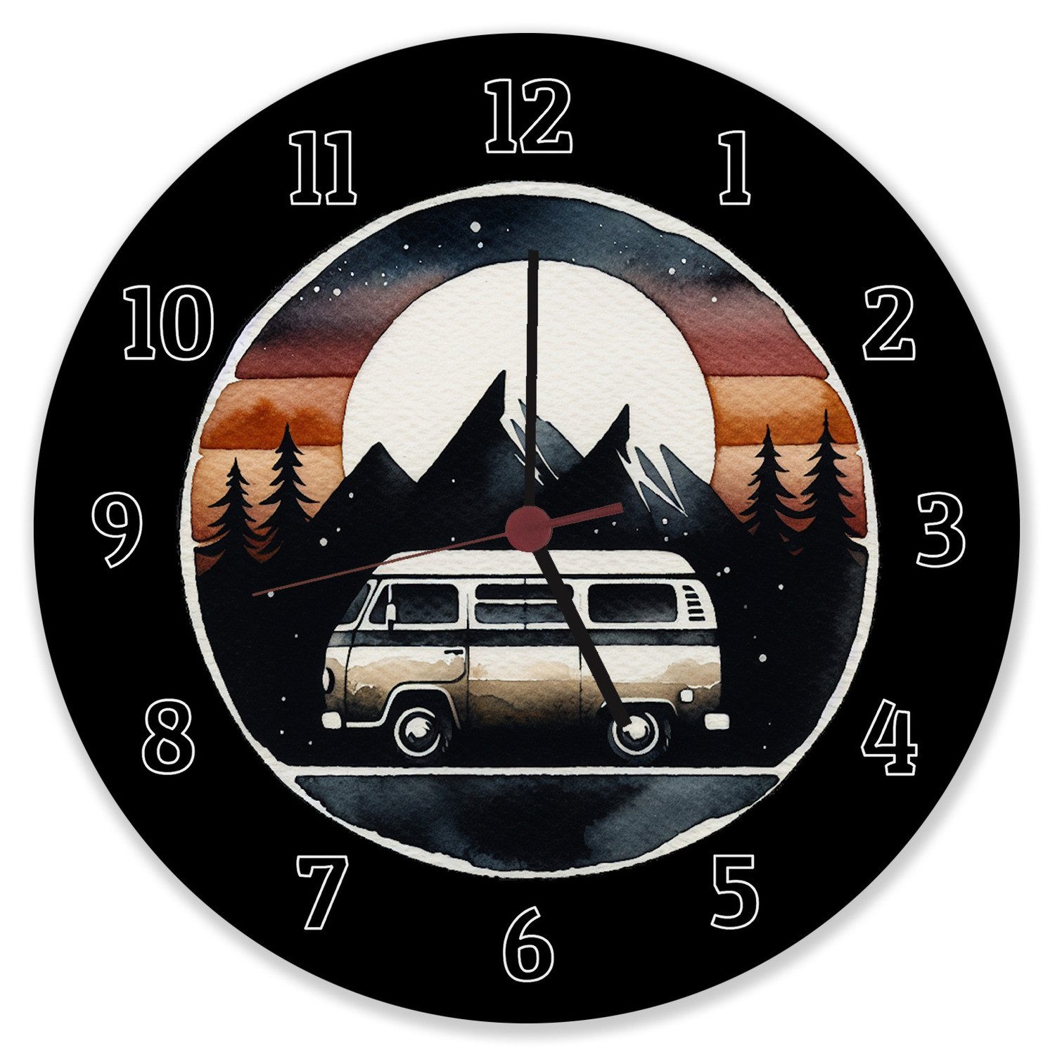 speecheese Wanduhr Wohnmobil Wanduhr aus Alu günstig online kaufen