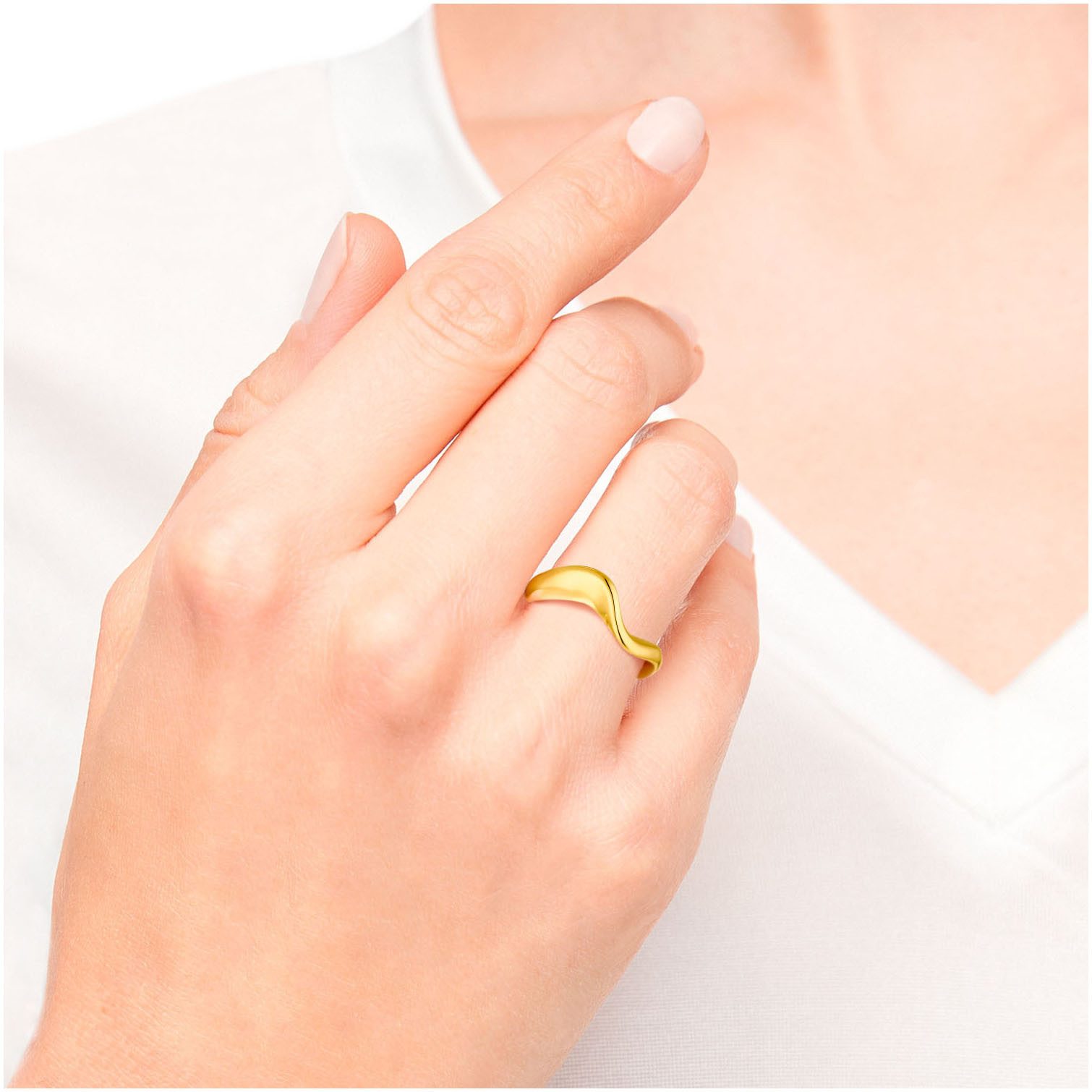 s.Oliver Fingerring Wellen-Design