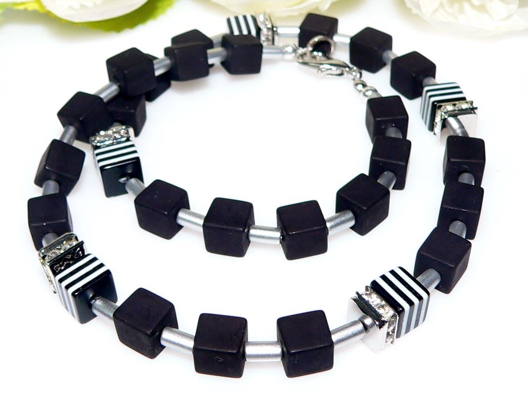 traumschmuck Kette ohne Anhänger 015a Halskette Würfelkette Harz Resin Würf günstig online kaufen