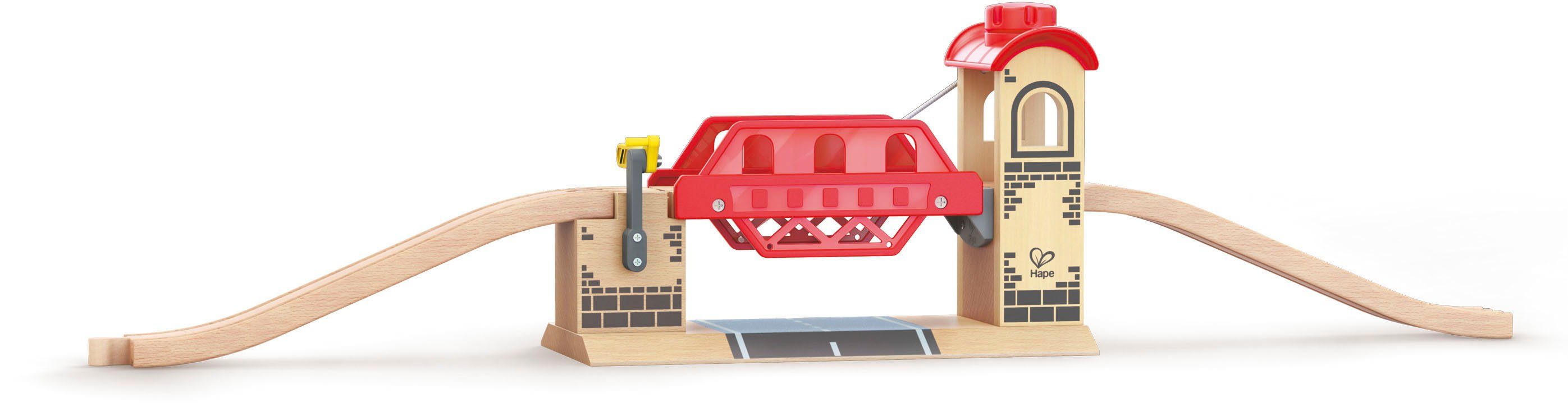 Hape Spielzeugeisenbahn-Brücke Zugbrücke, (Set, 3-tlg), aus Holz günstig online kaufen