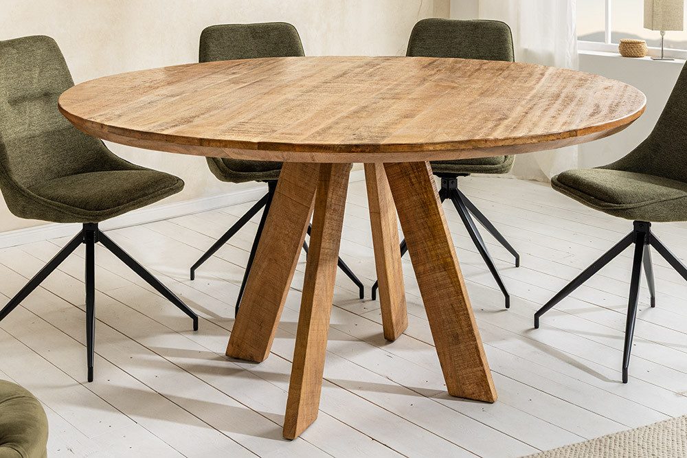 riess-ambiente Esstisch ART WOOD 140cm braun · Küchentisch aus lackiertem, günstig online kaufen