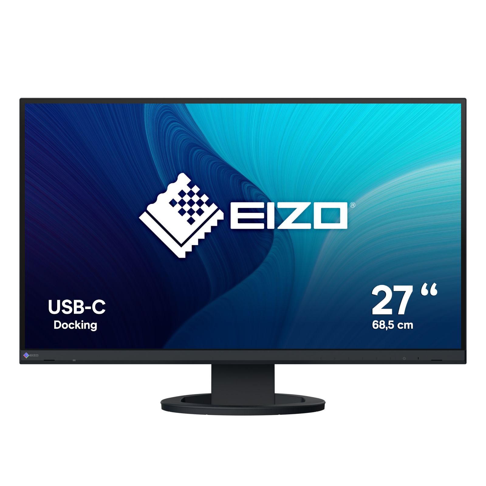 Eizo FlexScan EV2720S, 68,6 cm (27), 2560 x 1440 Pixel, Quad HD, LCD, 5 ms TFT-Monitor (2560 x 1440 px, Quad HD, 5 ms Reaktionszeit, 60 Hz, IPS, Lautsprecher, HDCP, Kopfhörerbuchse, Pivot, Höhenverstellbar)