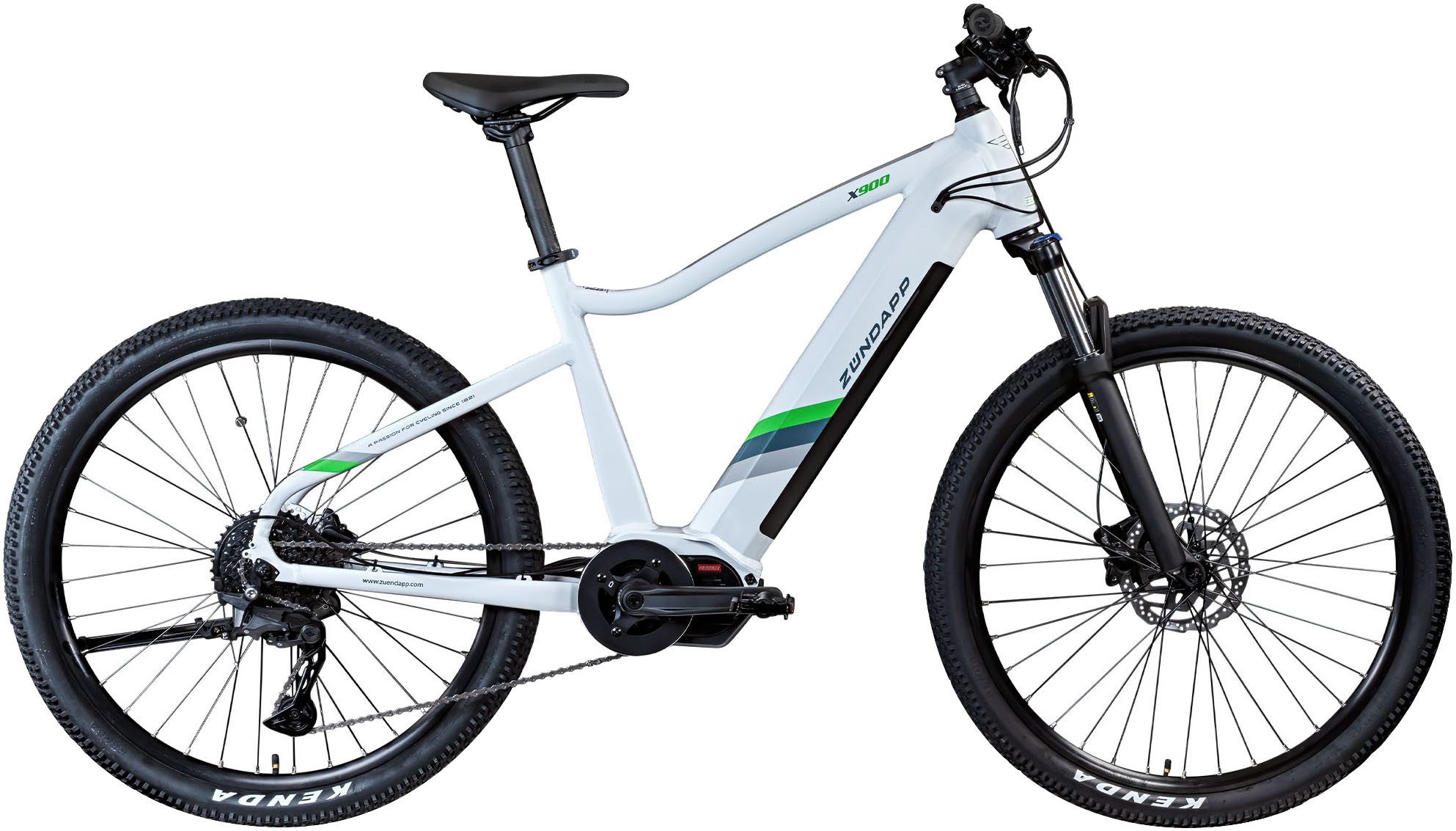 Zündapp E-Bike Mountainbike X900, 10 Gang Shimano Cues U6020 SGS Schaltwerk, Kettenschaltung, Mittelmotor, 733 Wh, Pedelec, Elektrofahrrad für Damen und Herren, MTB