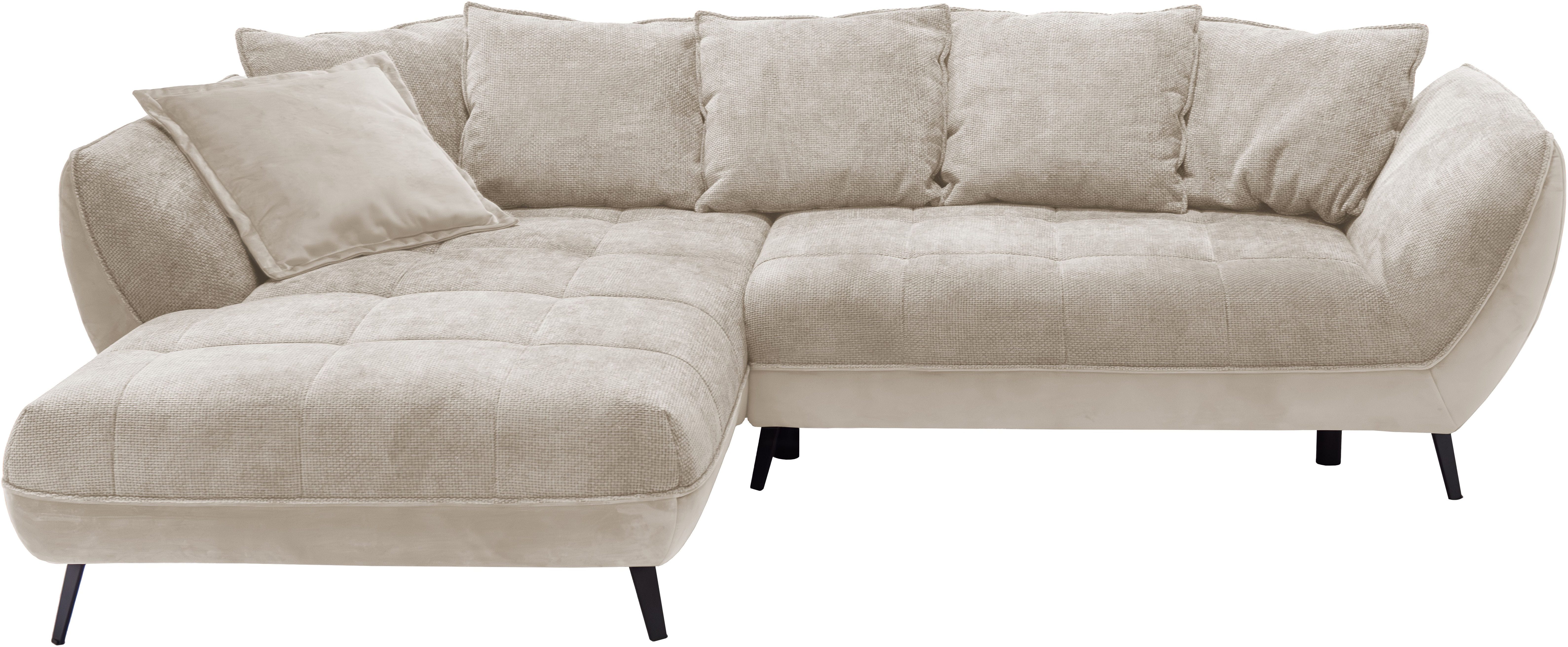 exxpo - sofa fashion Ecksofa Midway mit einfacher Easy-Lift-Bettfunktion, b günstig online kaufen