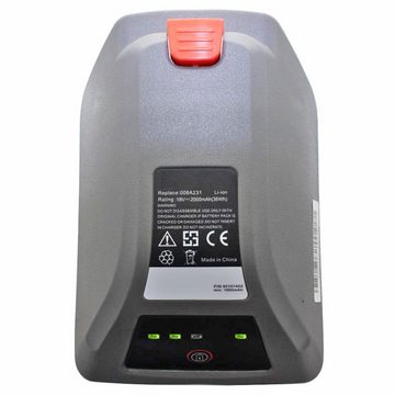 AccuCell Gartengeräteakku Li-Ion 18V 2,0Ah ersetzt Gardena 008A231 Akku 18V mi Akku 2000 mAh (18,0 V)