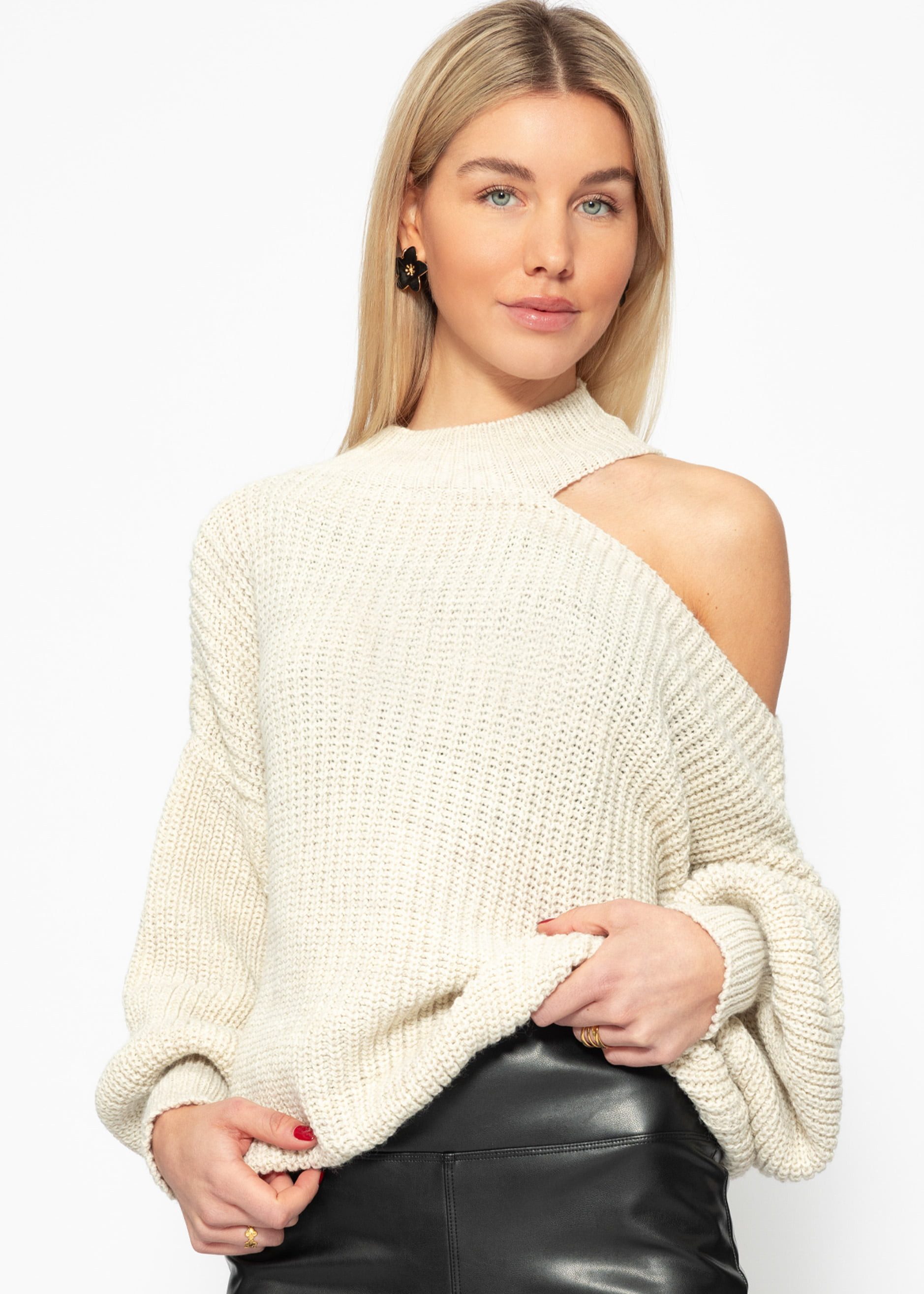 SASSYCLASSY Strickpullover Oversize Pullover Damen mit günstig online kaufen