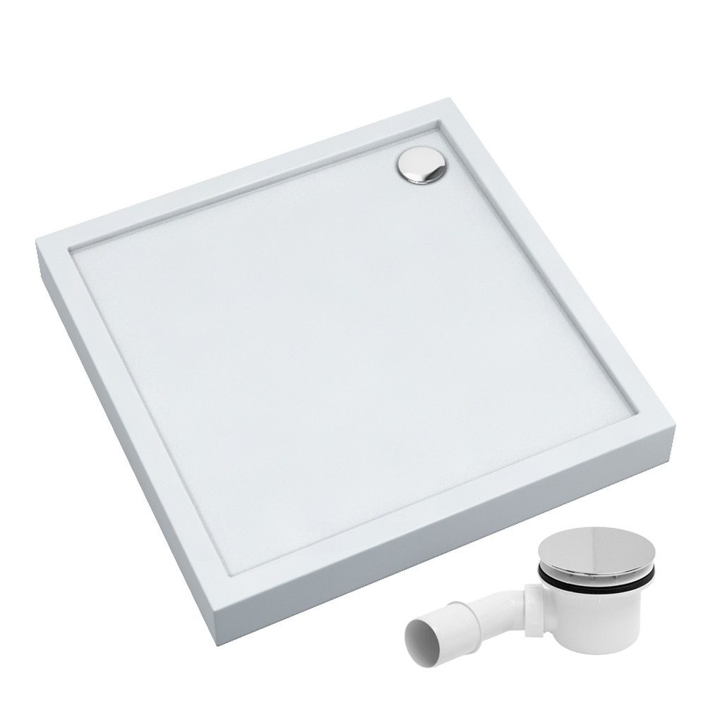 Aquabad® Duschwanne Komplettset ULTIMA Smooth White, günstig online kaufen