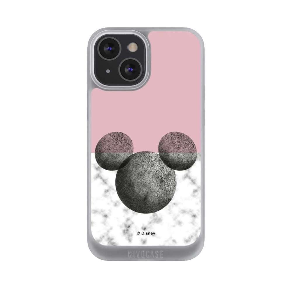 NIVOCASE Handyhülle Disney Marmor Minnie Mouse Mickey Mouse Marmor, Apple iPhone 13 Mini Handyhülle Hülle NIVOpure Case Frozen
