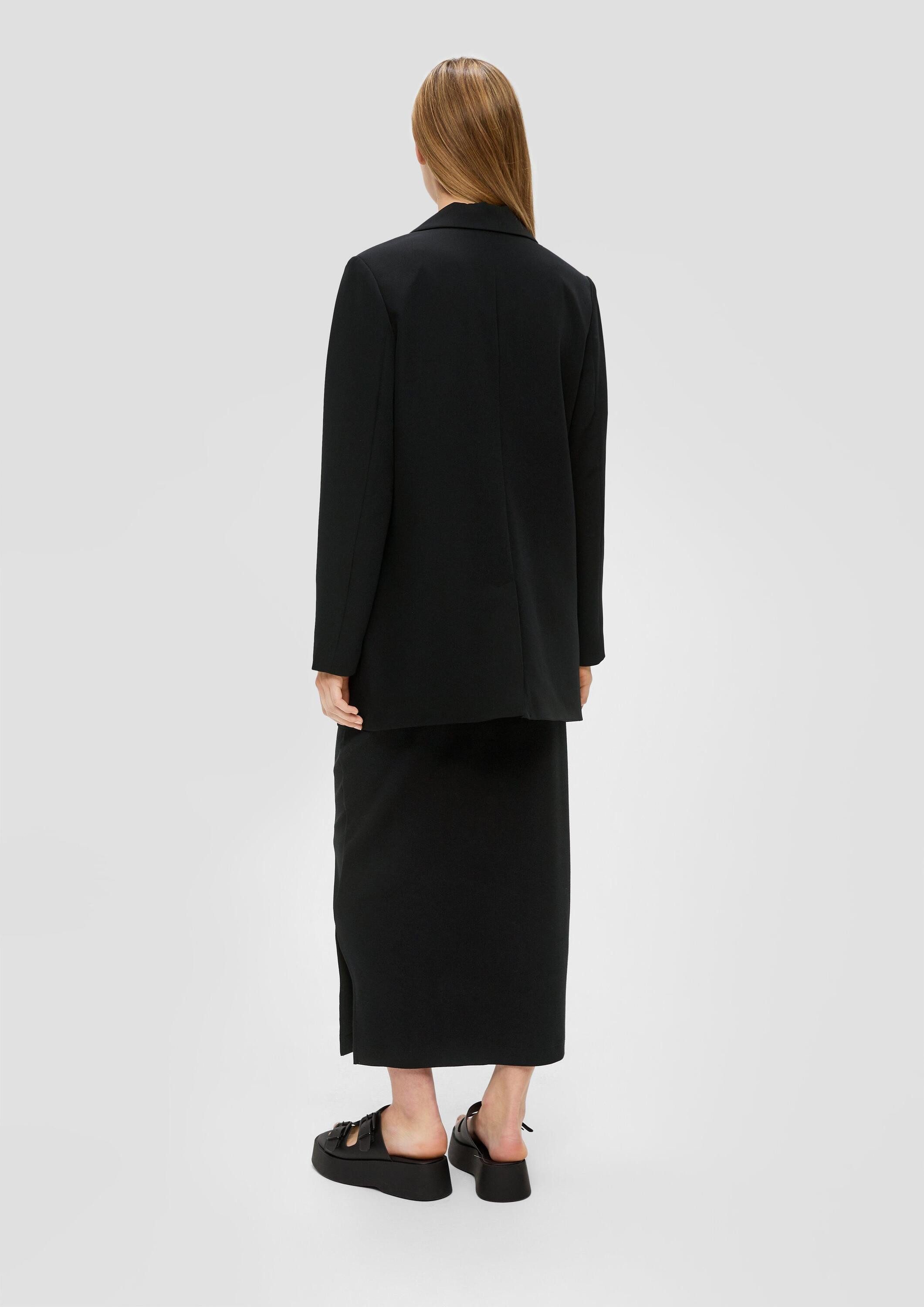QS Jackenblazer Indoor-Blazer Oversize Blazer mit Pattentaschen