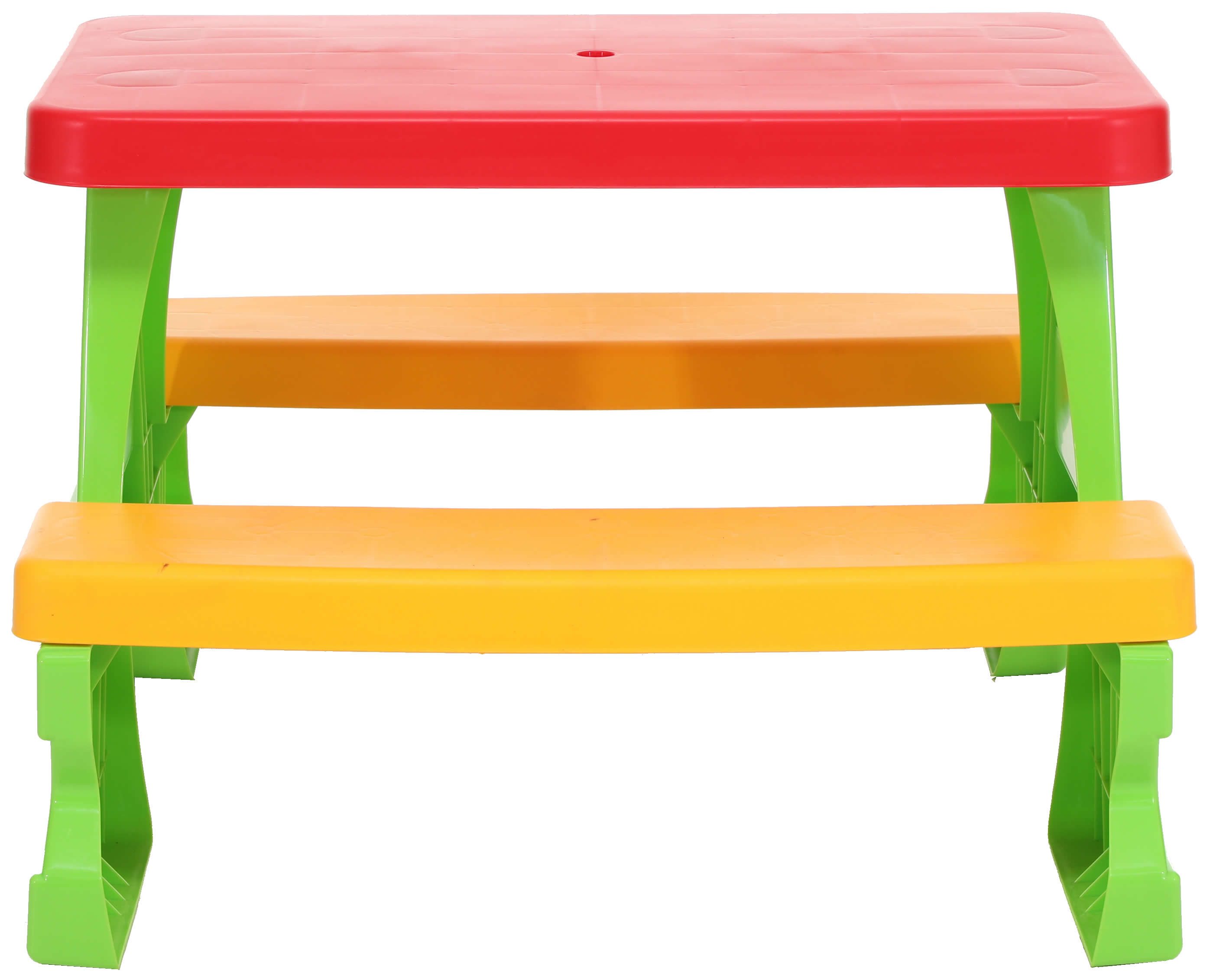 Dohany Garten-Kindersitzgruppe Kinder Sitzgruppe Picknick Sitzgarnitur Outdoor Bank Tisch Kombi