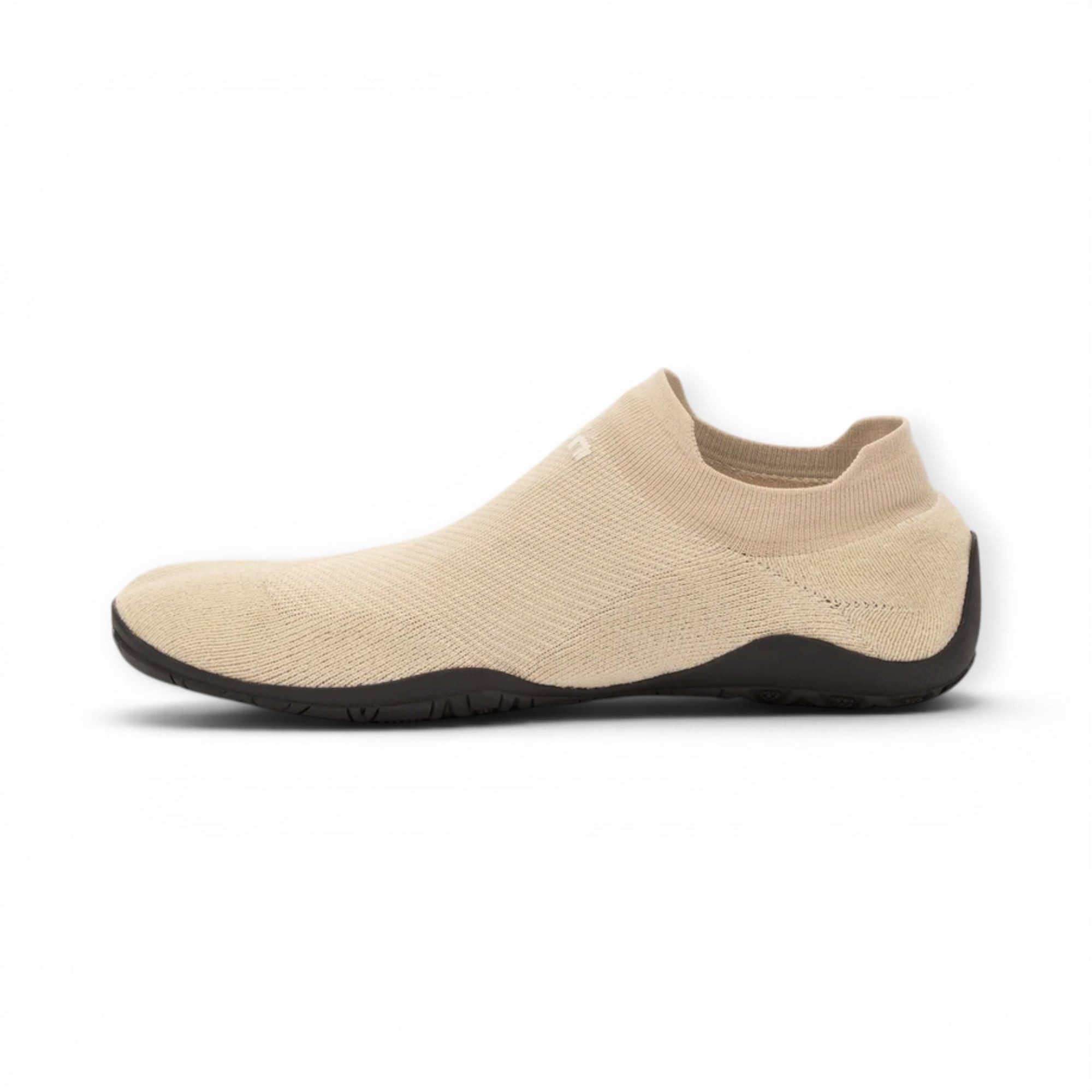 UYN Dunia Mid (nahtlos, leicht) beige/schwarz Barfußschuh