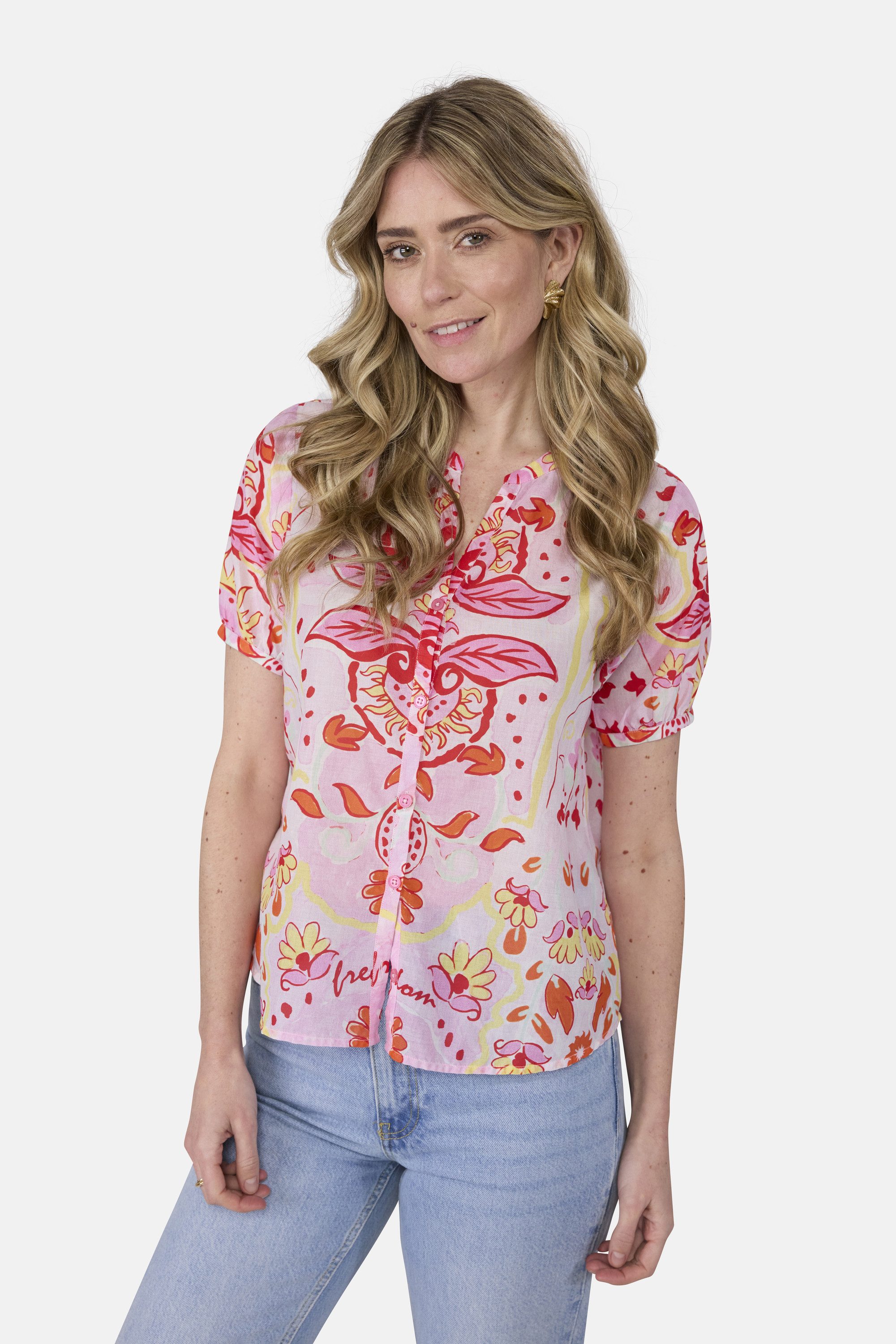 Lieblingsstück Klassische Bluse RijaL aus 100% Baumwolle