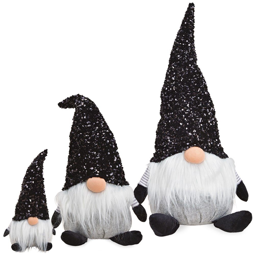 matches21 HOME & HOBBY Dekofigur Wichtel Dekofigur Figur grau schwarz Texti günstig online kaufen