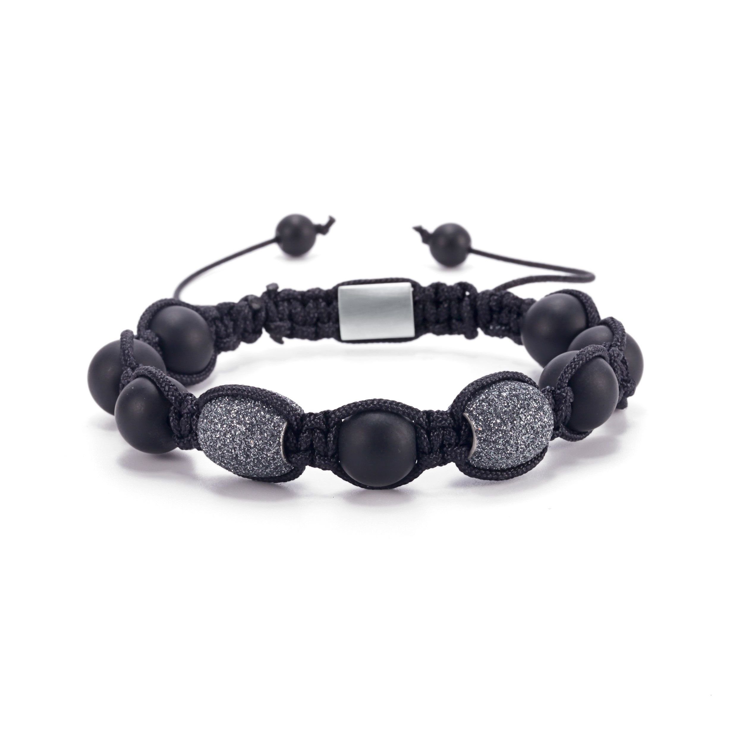 Kingka Armband Glamour Stardust Achat Armband im Shamballa Style, mit  Agatesteinen