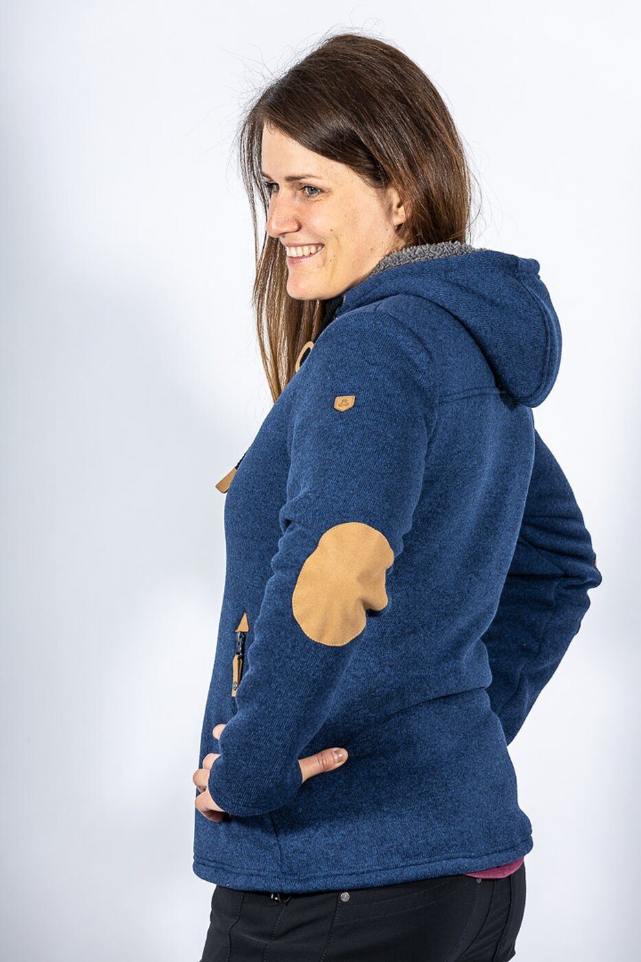 Maul Funktionsjacke Chieming - Strickfeecejacke+Ka BLUE