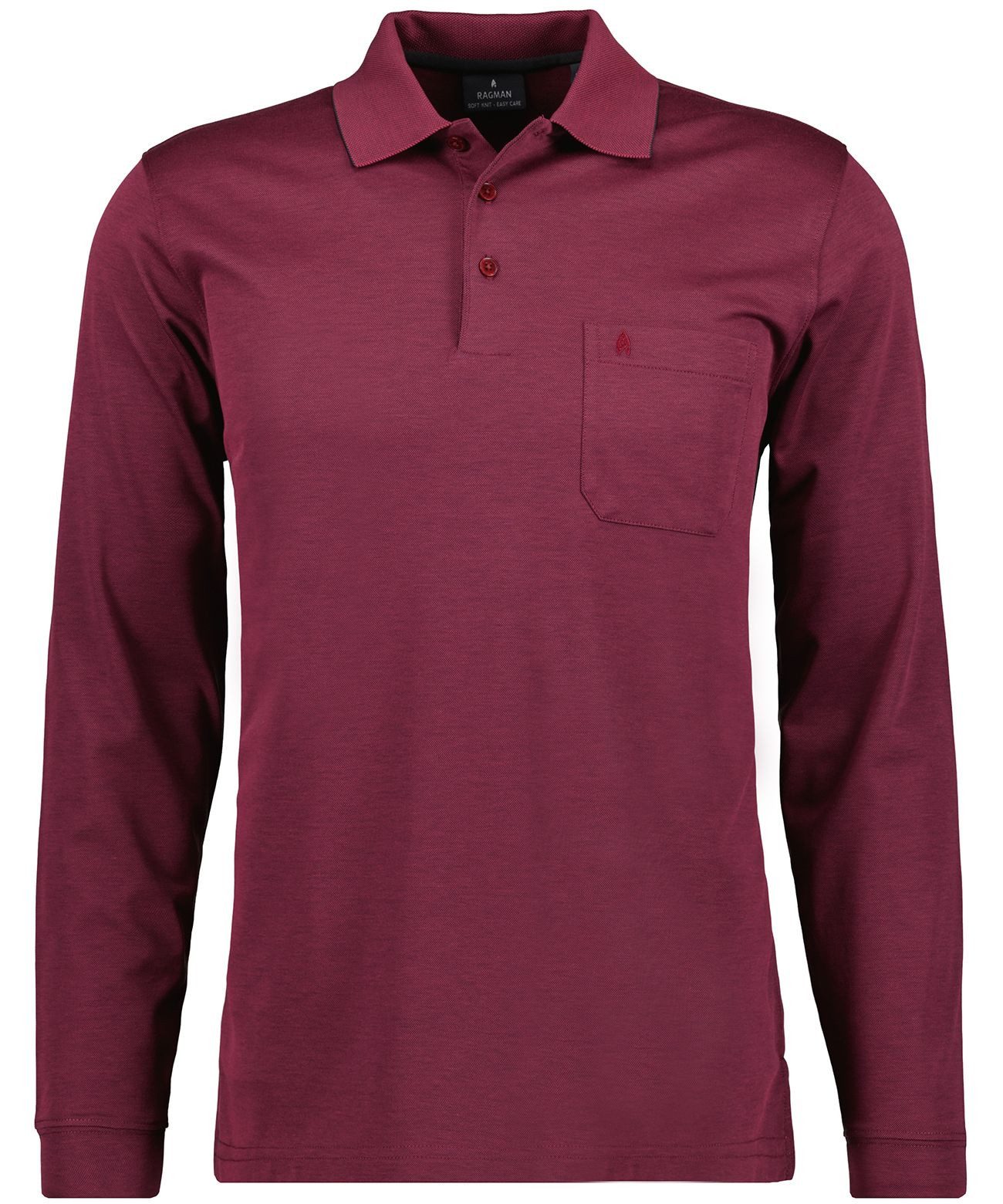 RAGMAN Langarm-Poloshirt günstig online kaufen
