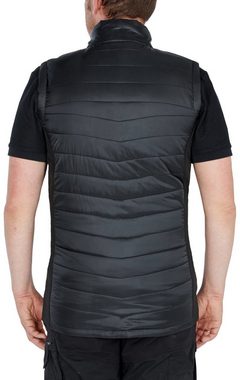 Northern Country Arbeitsweste (bequeme Passform durch elastische Seiteneinsätze mit 3 Taschen) mit Kinnschutz, verlängerter Rücken, leicht und angenehm wärmend