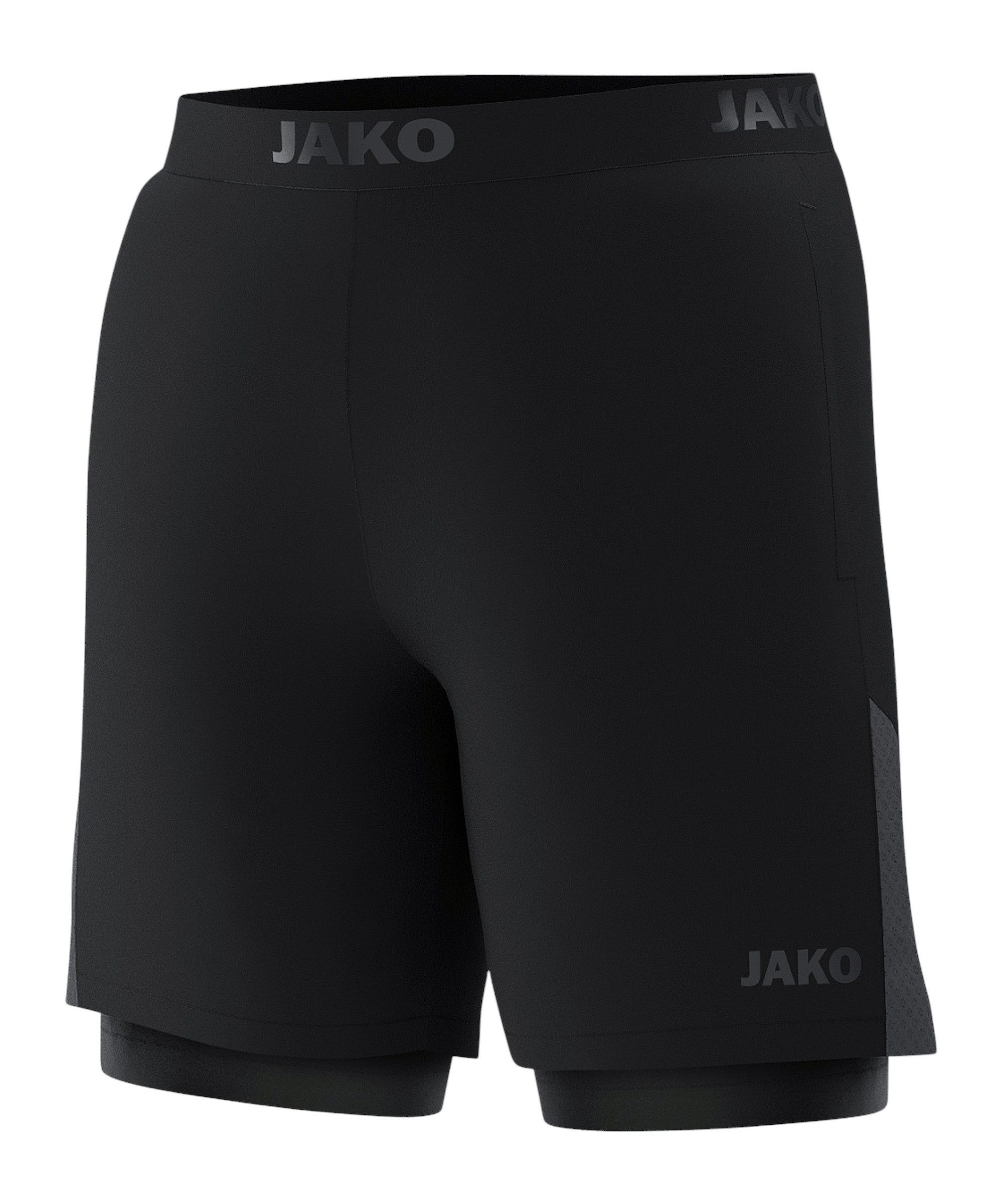 Jako Trainingshose 2-in-1 Power Short (1-tlg) Kordelzug