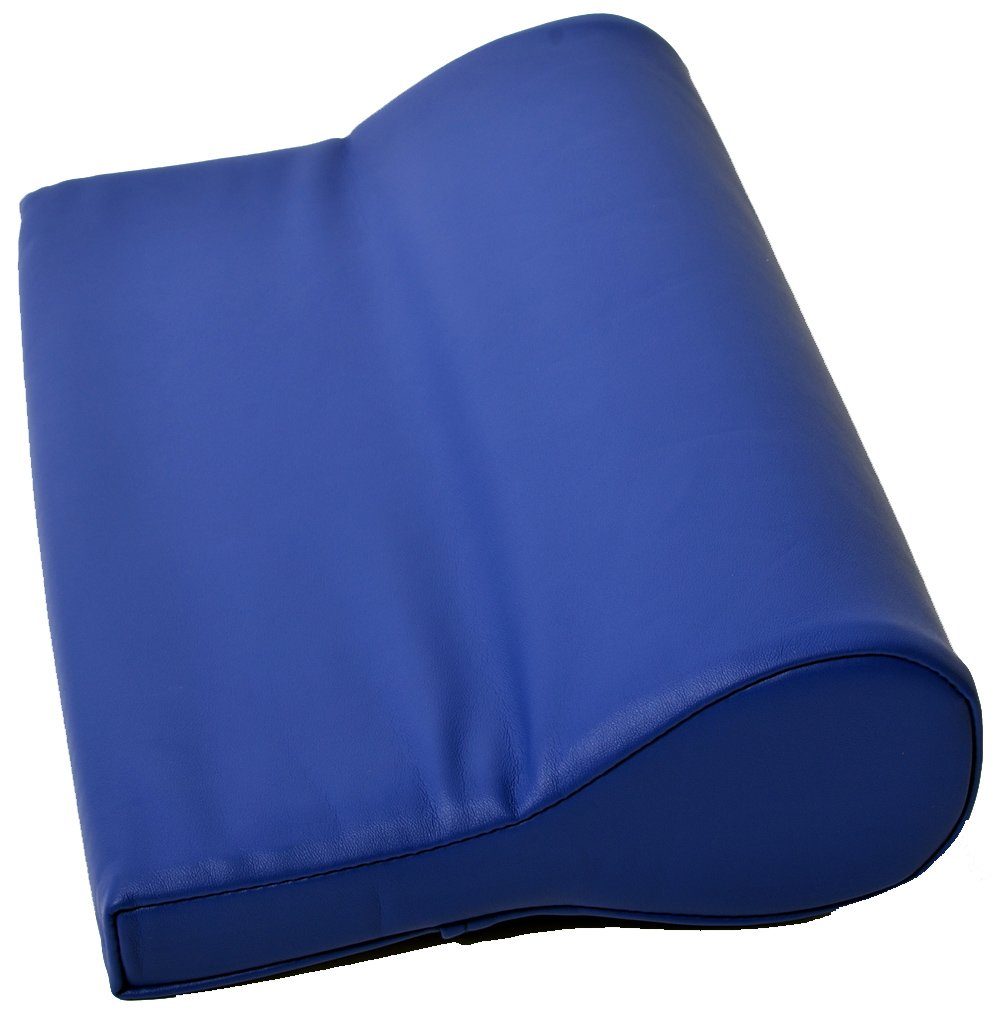 Duke-Handel Massagerolle Lagerungsmaterial, verschiedenen 1 Reißverschluss Blau 1 - Farben Vollrolle, ölabweisender inkl. in (Set, 1 Nackenpolster), Kunstlederbezug "Super-Soft", 3-tlg., Therapiematerial Halbrolle