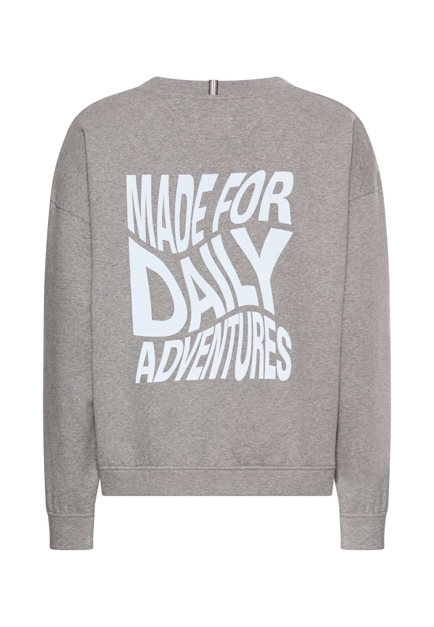 camel active Sweatshirt mit Rückenprint Langarm Rundhals günstig online kaufen