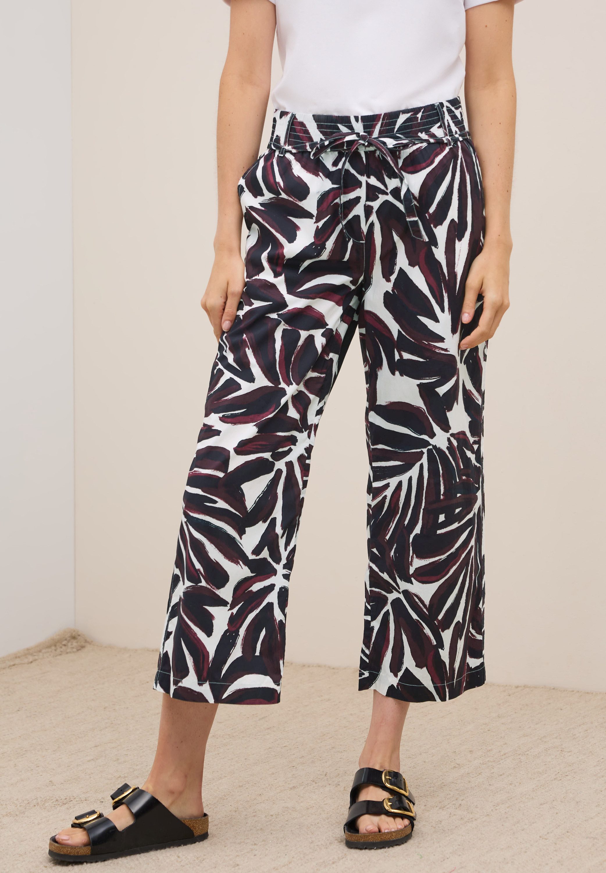 CECIL Stoffhose Style NEELE Sommerhose mit grafischem Muster günstig online kaufen