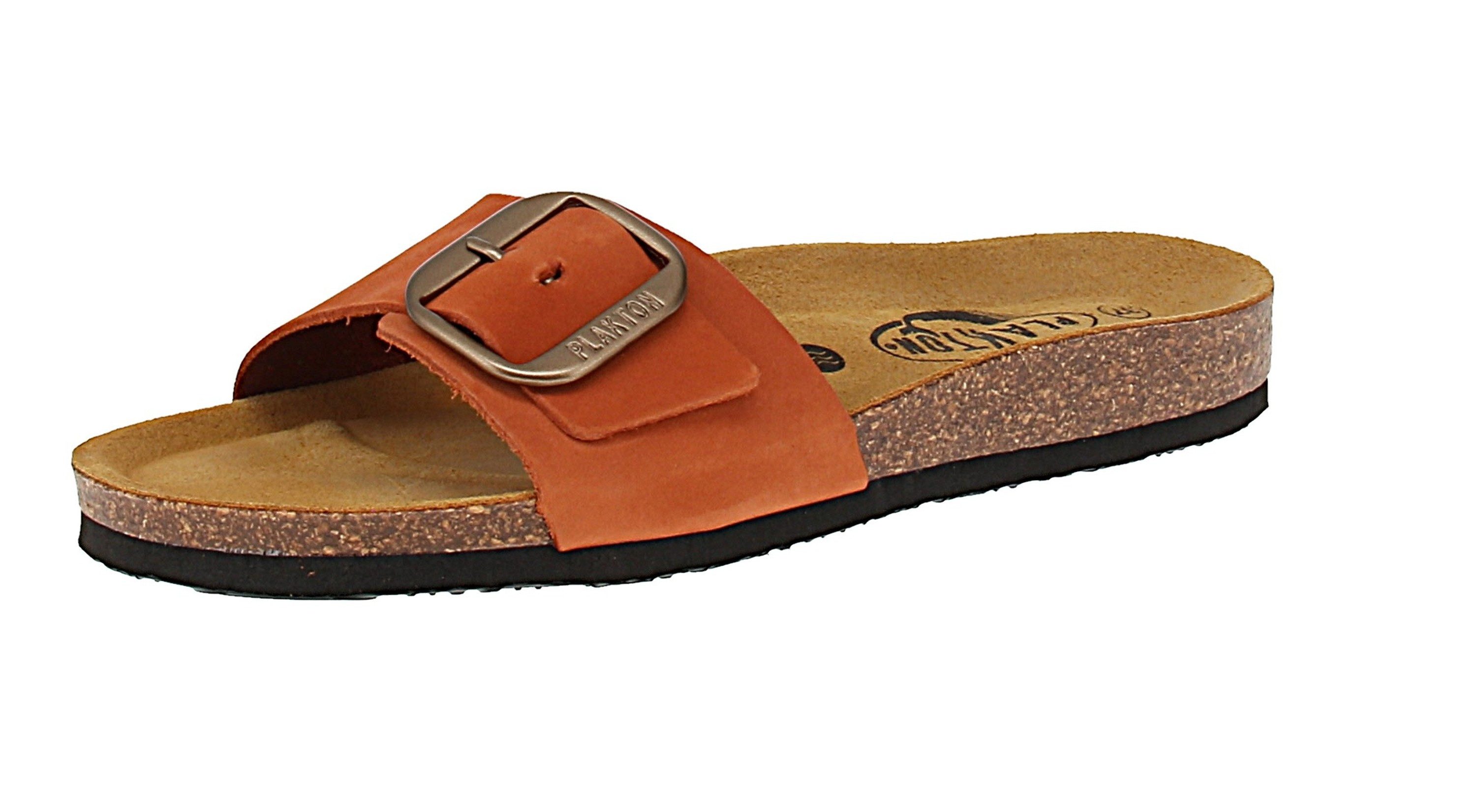 Plakton plakton 181018 Bis 3 Noubuck - Damen Pantolette - Teja Sandale