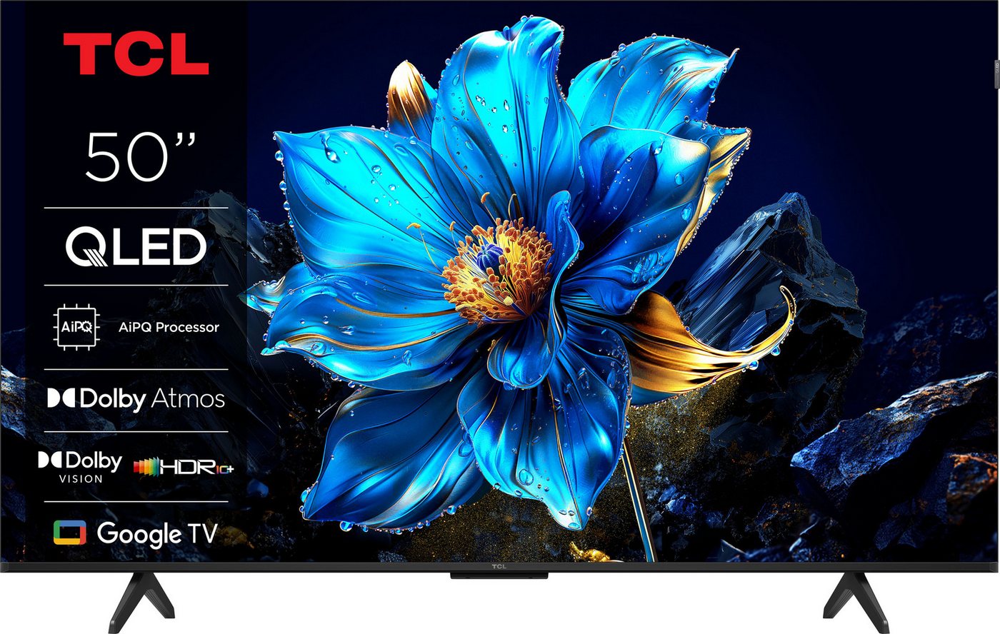 TCL 50P71KX1 QLED-Fernseher (126 cm/50 Zoll, 4K Ultra HD, Google TV, Smart-TV) schwarz ! RABATT: 18.21% TCL 50P71KX1 QLED-Fernseher (126 cm/50 Zoll, 4K Ultra HD, Google TV, Smart-TV) schwarz ! RABATT: 18.21%