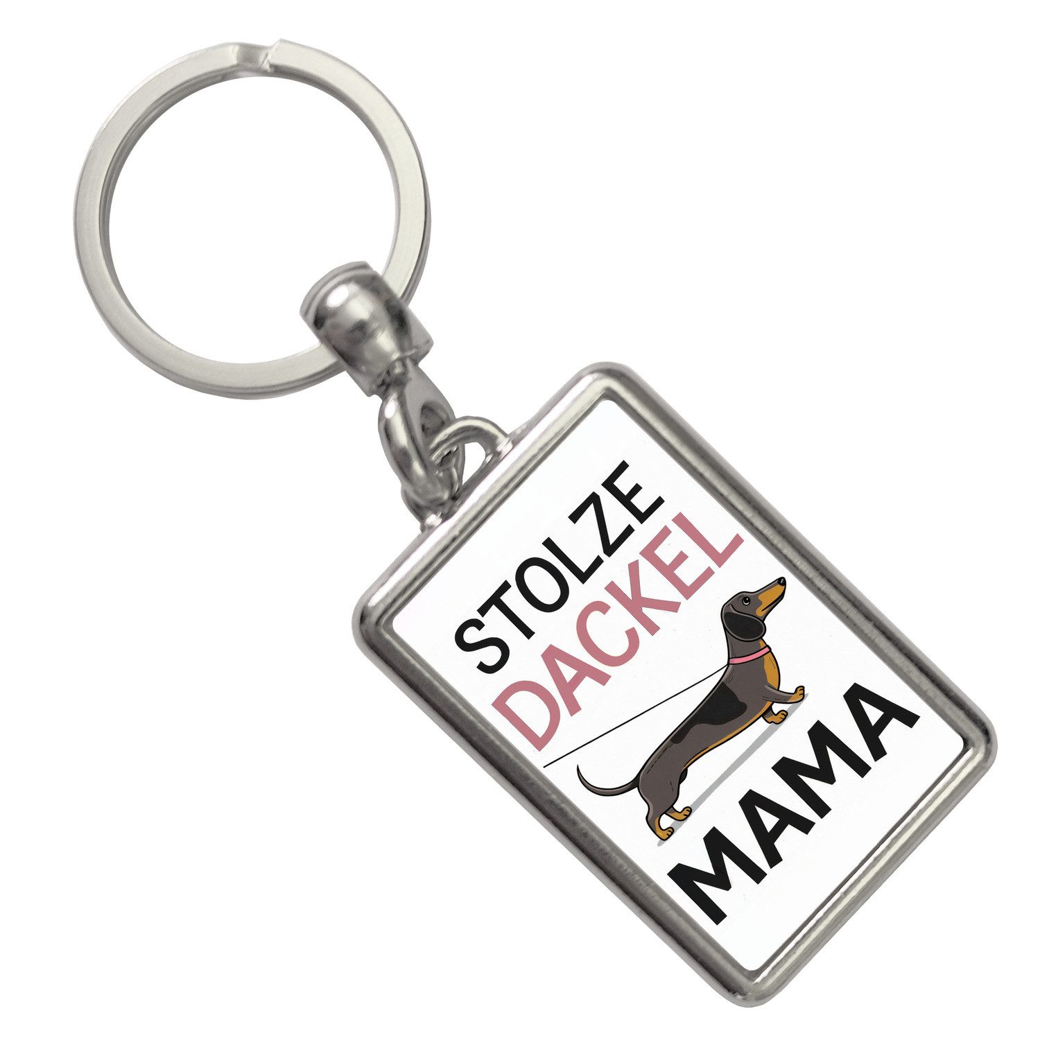 speecheese Schlüsselanhänger Stolze Dackel Mama - Dackel an der Leine Schlü günstig online kaufen