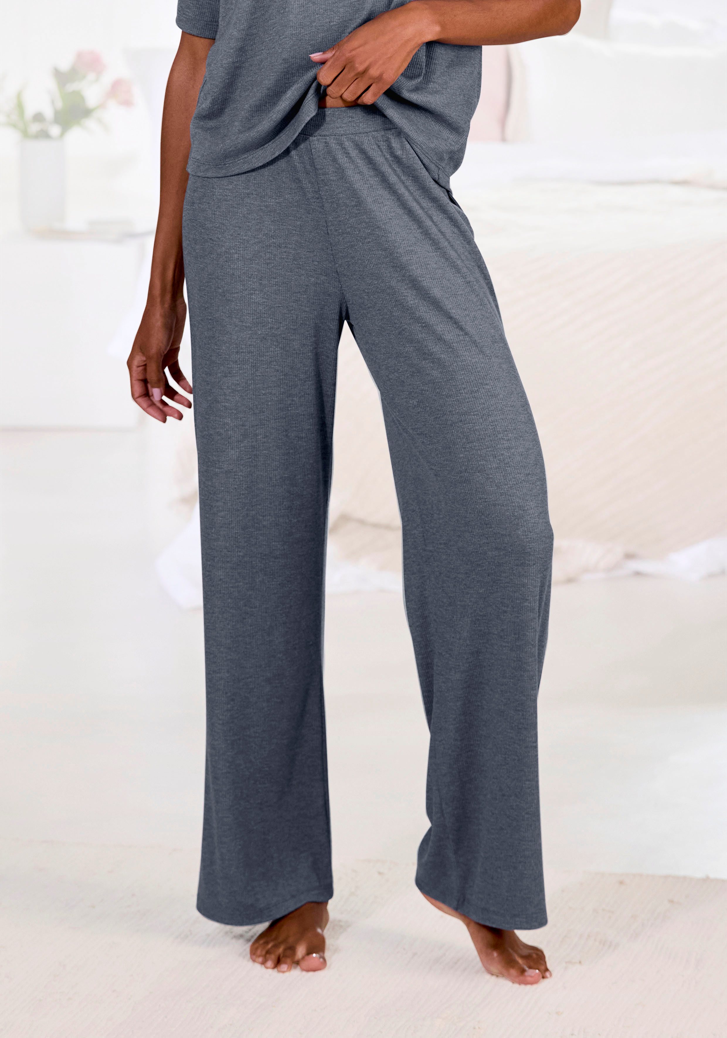 Vivance Dreams 7/8-Hose in weicher Rippqualität