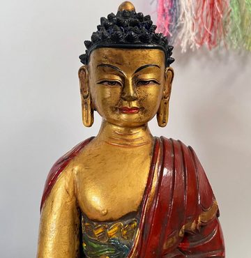 Asien LifeStyle Buddhafigur Buddha Figur Terrakotta Siddharta Gautama