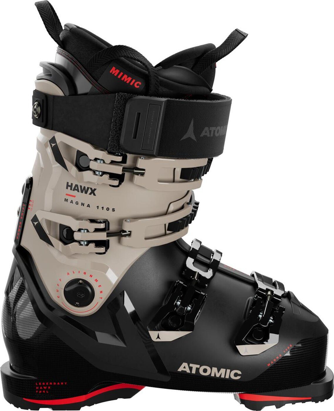 Atomic HAWX MAGNA 110 S GW 000 Black/Cement Alpinschuh