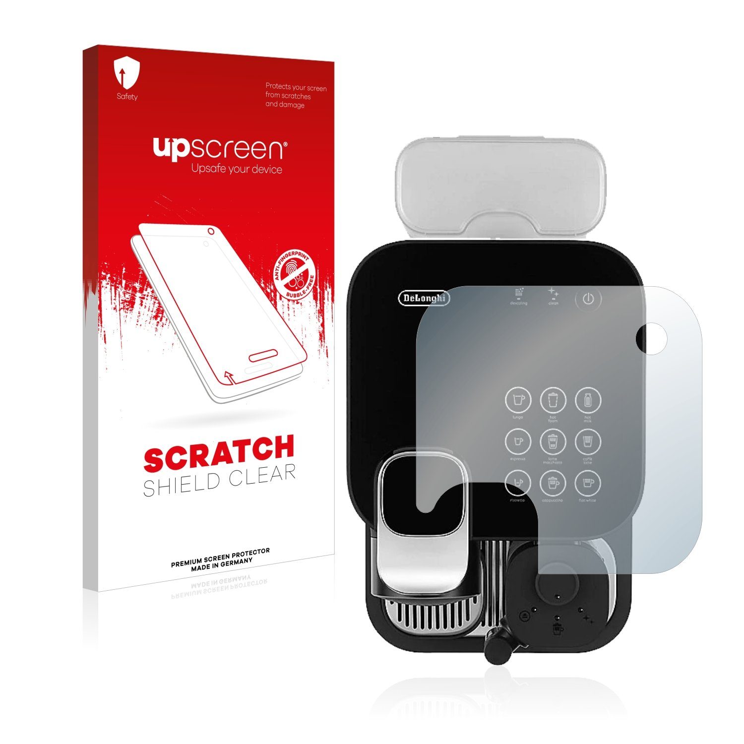 upscreen Schutzfolie für DeLonghi Gran Lattissima EN650.B, Displayschutzfolie, Folie klar Anti-Scratch Anti-Fingerprint