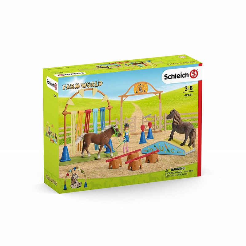 Schleich® Tierfigur 42481 Pony Agility Training