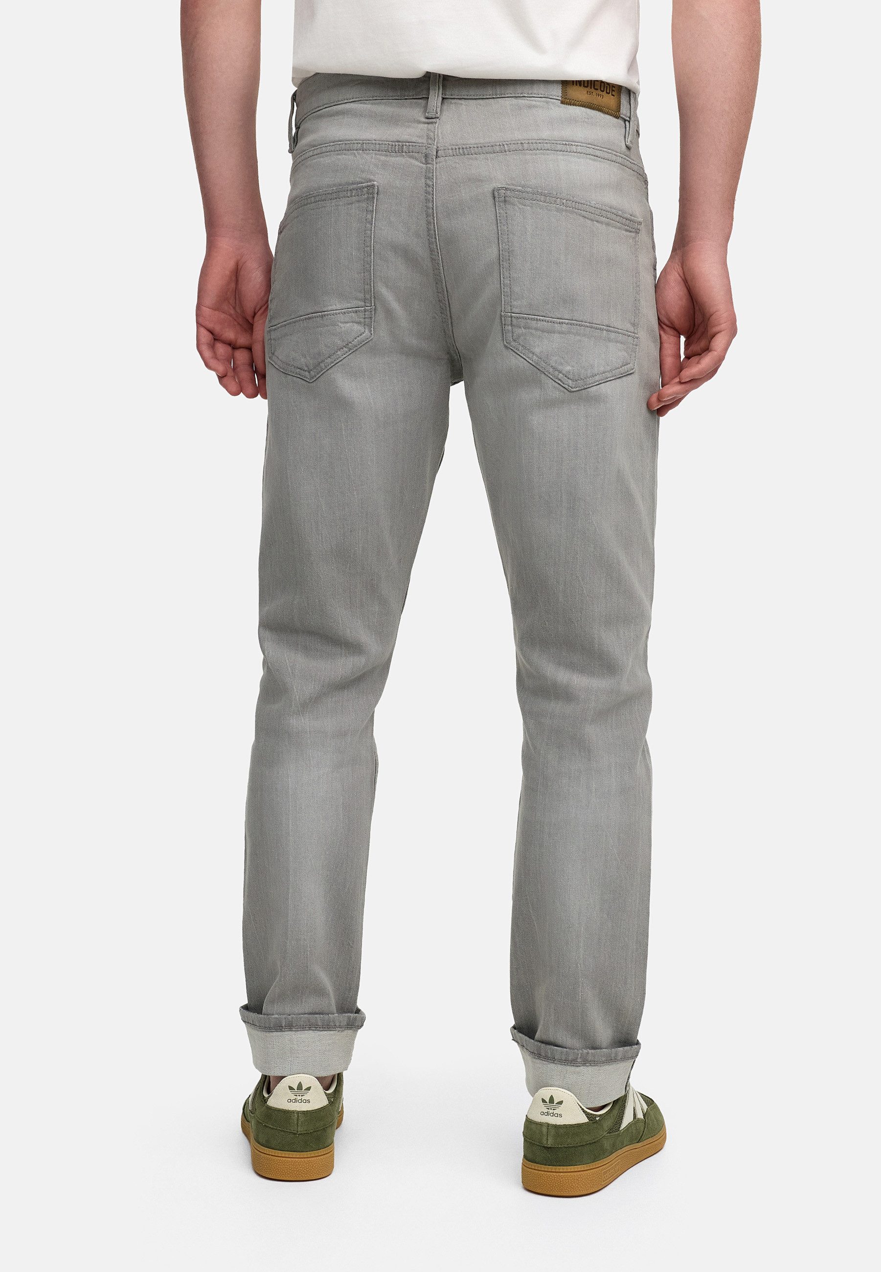 Indicode Regular-fit-Jeans Herren INChammy Jeanshose modische Jeanshose aus Baumwolle